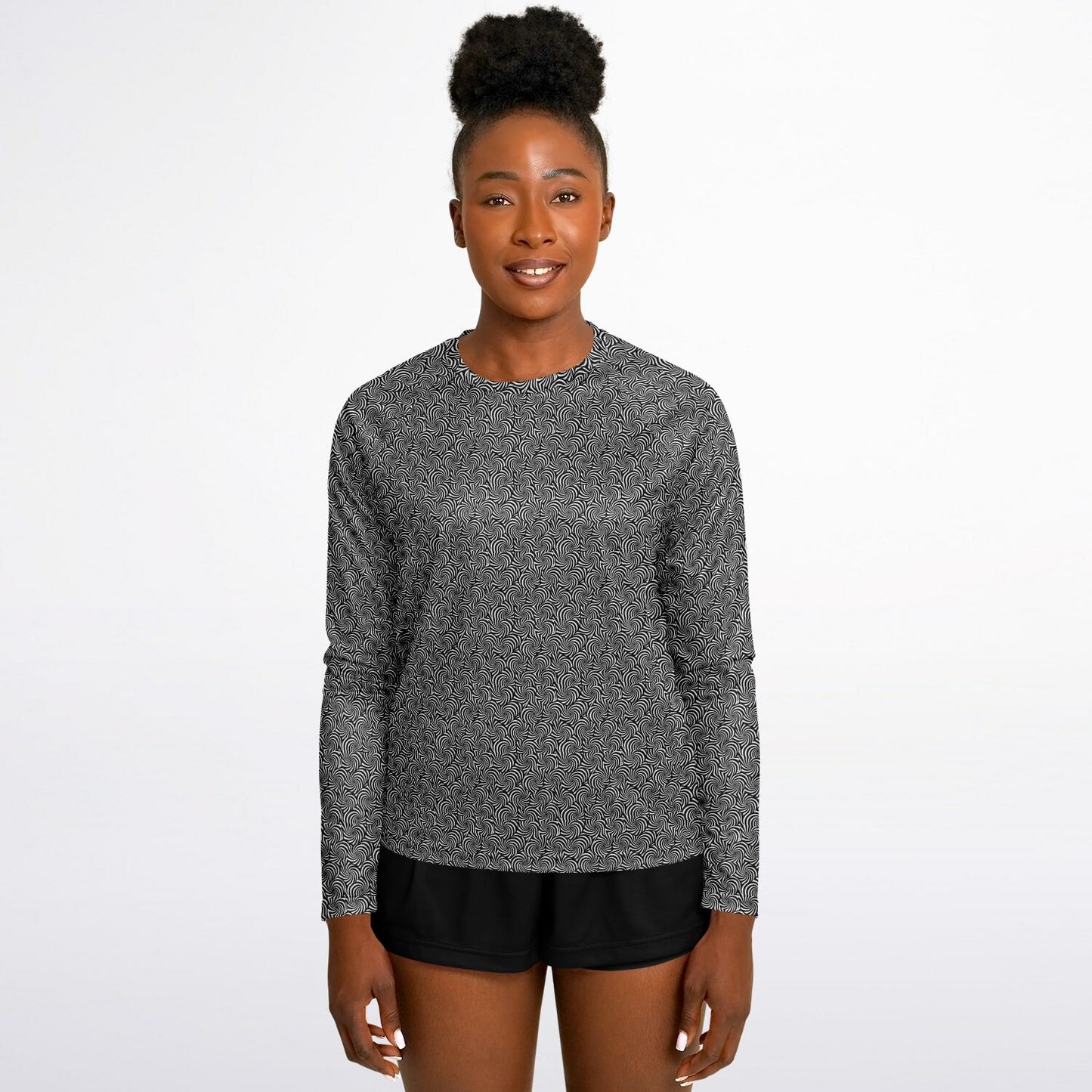 Women's Long Sleeve Performance Shirt - AOP