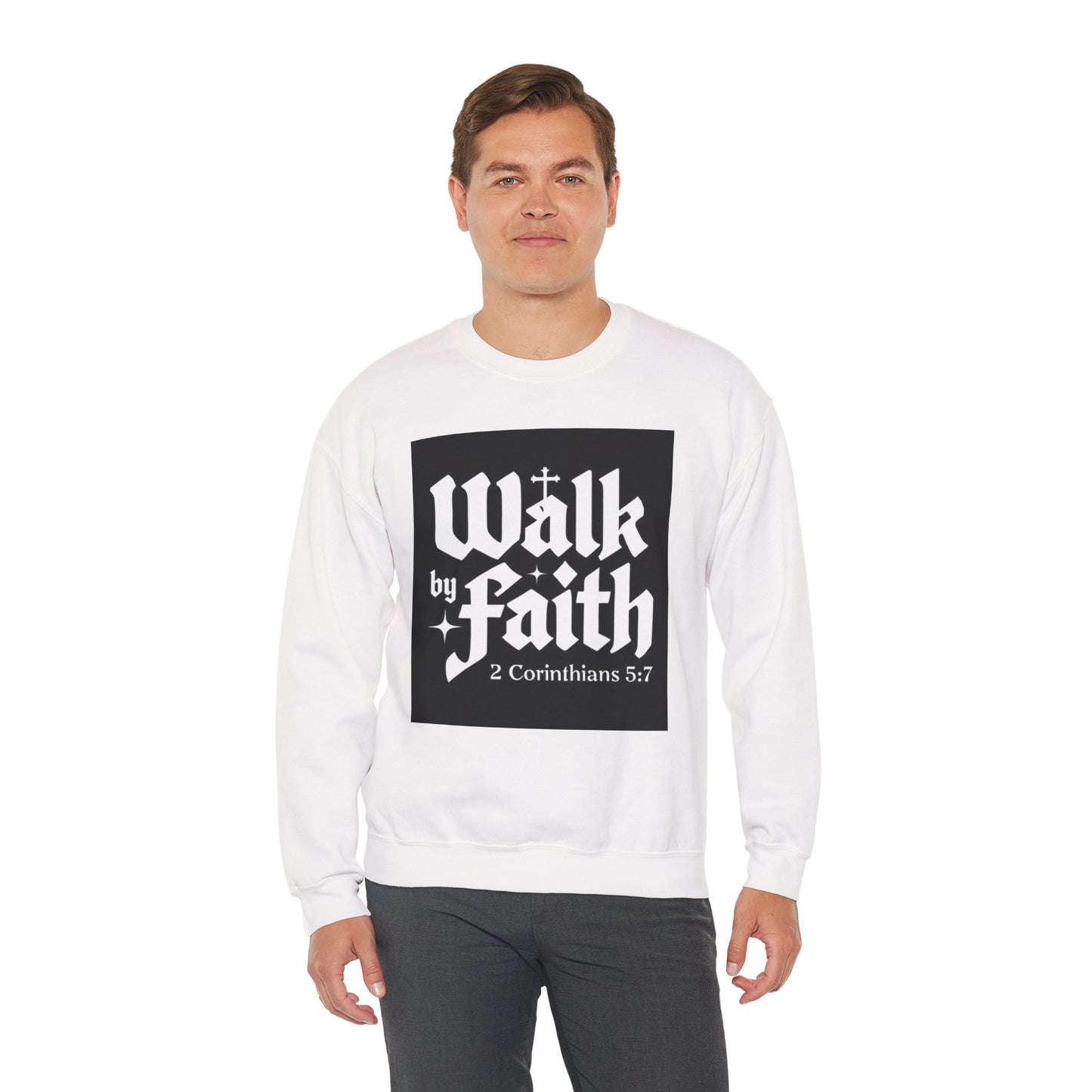 Unisex Heavy Blend Crewneck Sweatshirt - Cozy & Stylish, Perfect Gift for Christians, Bible Verse Apparel, Everyday Wear, Inspirational Fashion