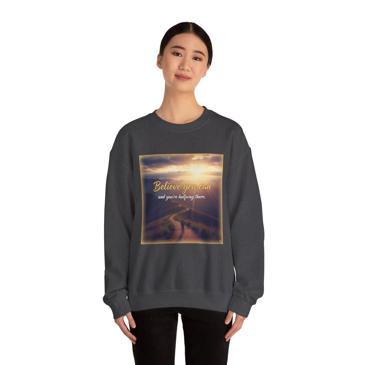 Inspiring Quote Crewneck Sweatshirt