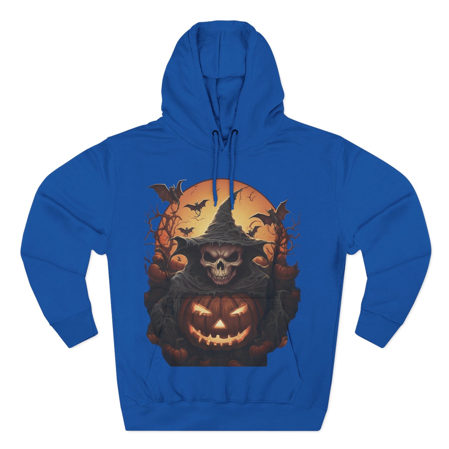 Spooky Halloween Hoodie, Fleece Sweatshirt for Fall, Cozy Witch Design, Pumpkin Decor, Unisex Gift for Halloween Lovers