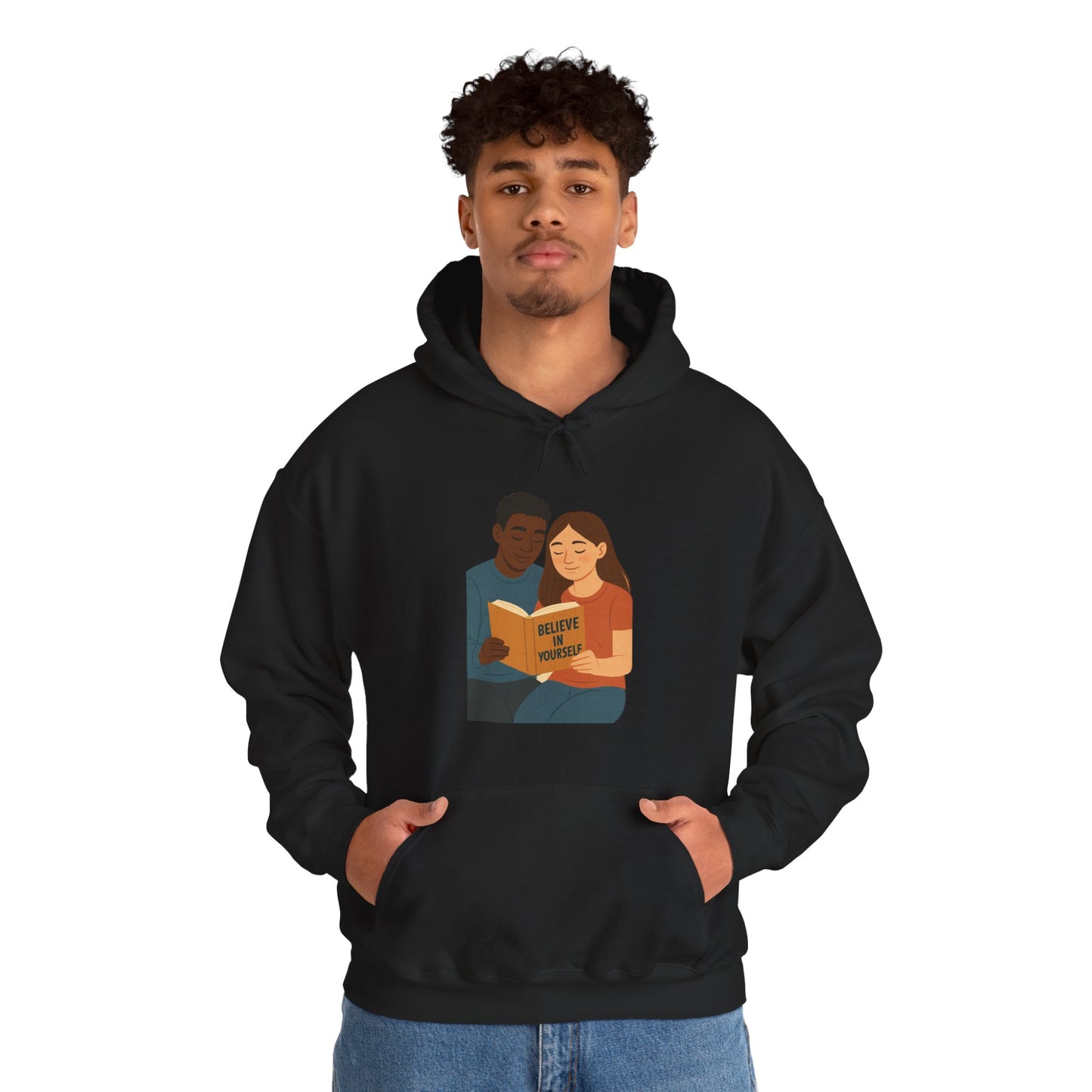 Unisex Heavy Blend Hooded Sweatshirt, Cozy Gift for Book Lovers