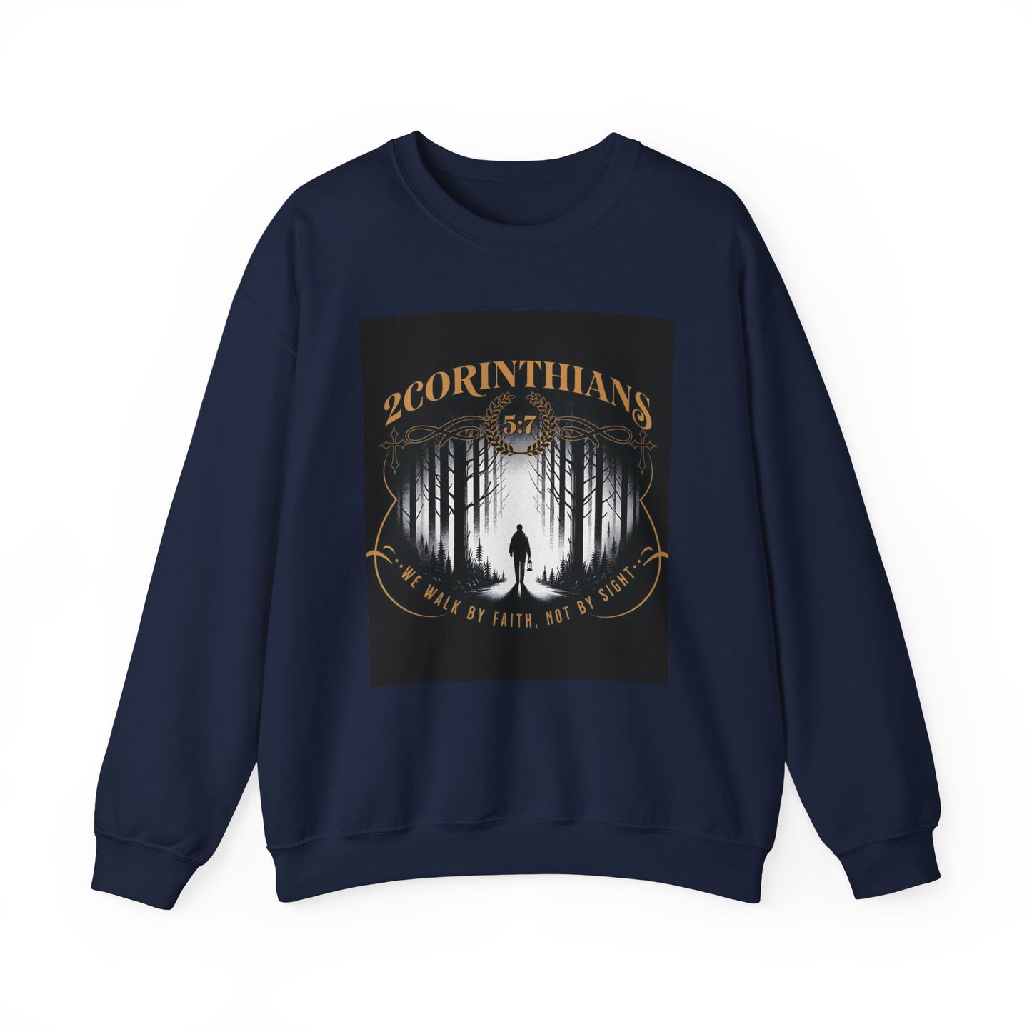 Faith-Inspired Crewneck Sweatshirt, Cozy Casual Wear,