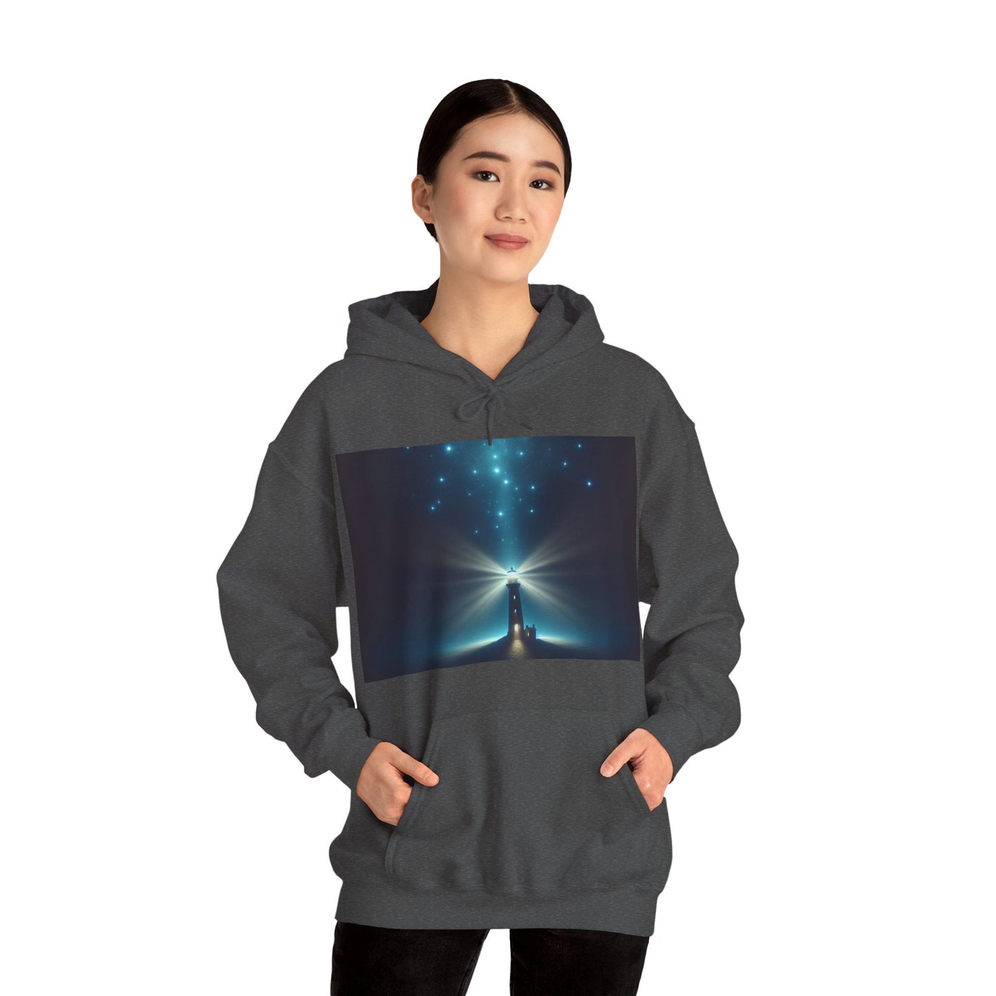 Unisex Garment Sweatshirt, Galaxy Print Hoodie, Stylish Hooded Sweatshirt, Gift for Space Lovers, Perfect for Cozy Evenings