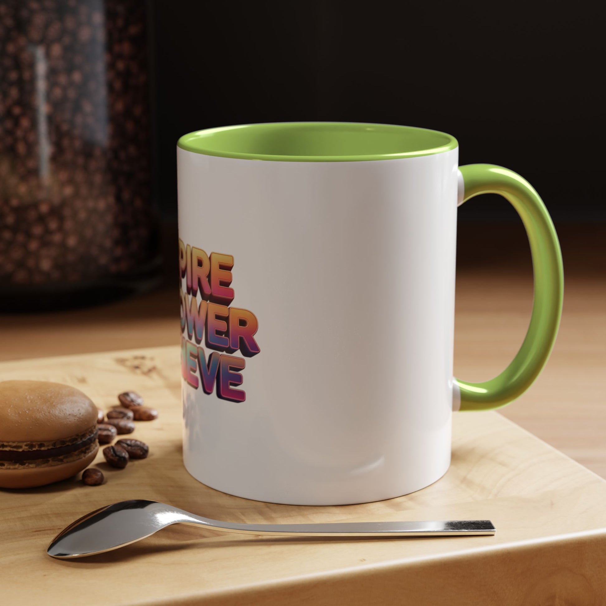 accented ceramic coffee mug