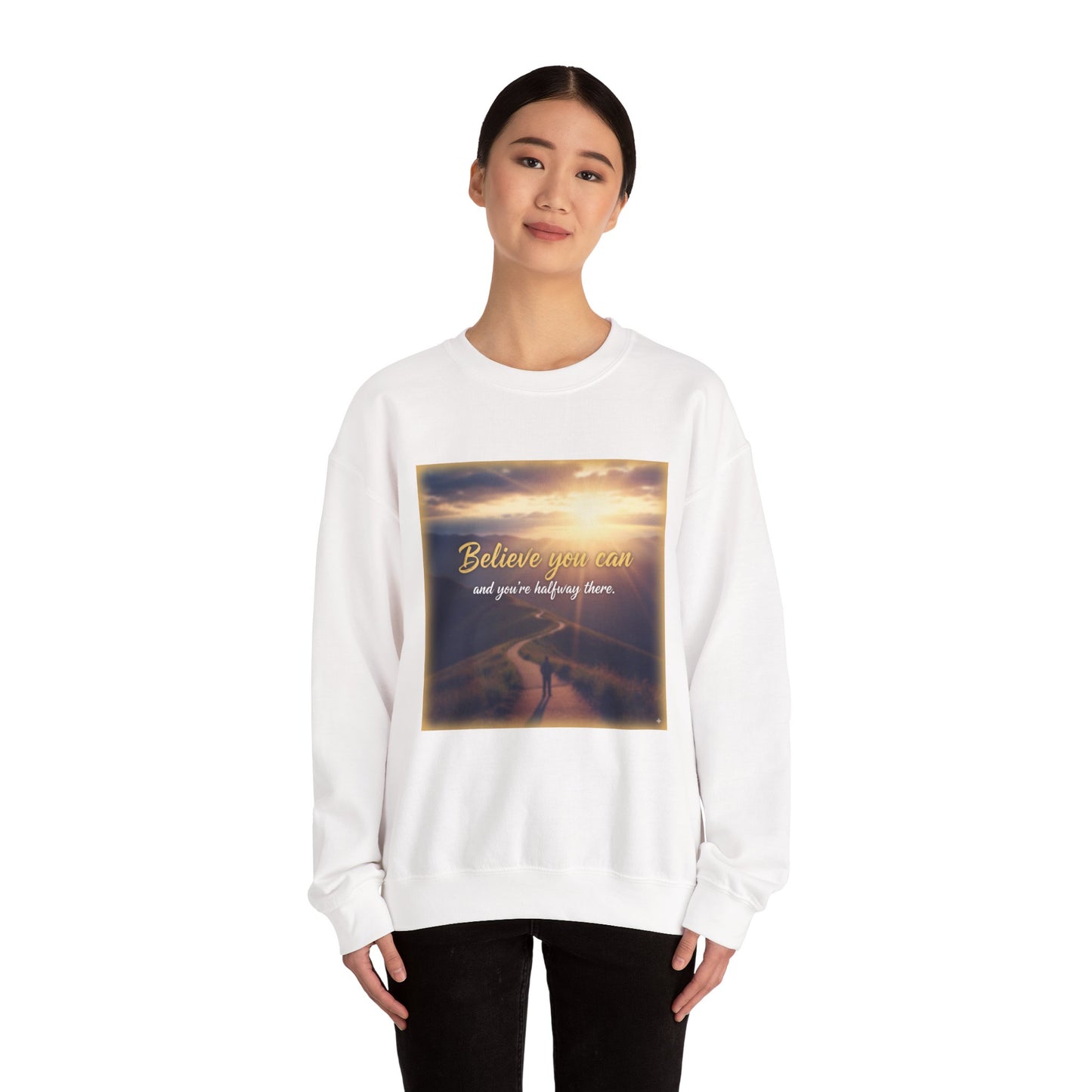 Inspiring Quote Crewneck Sweatshirt
