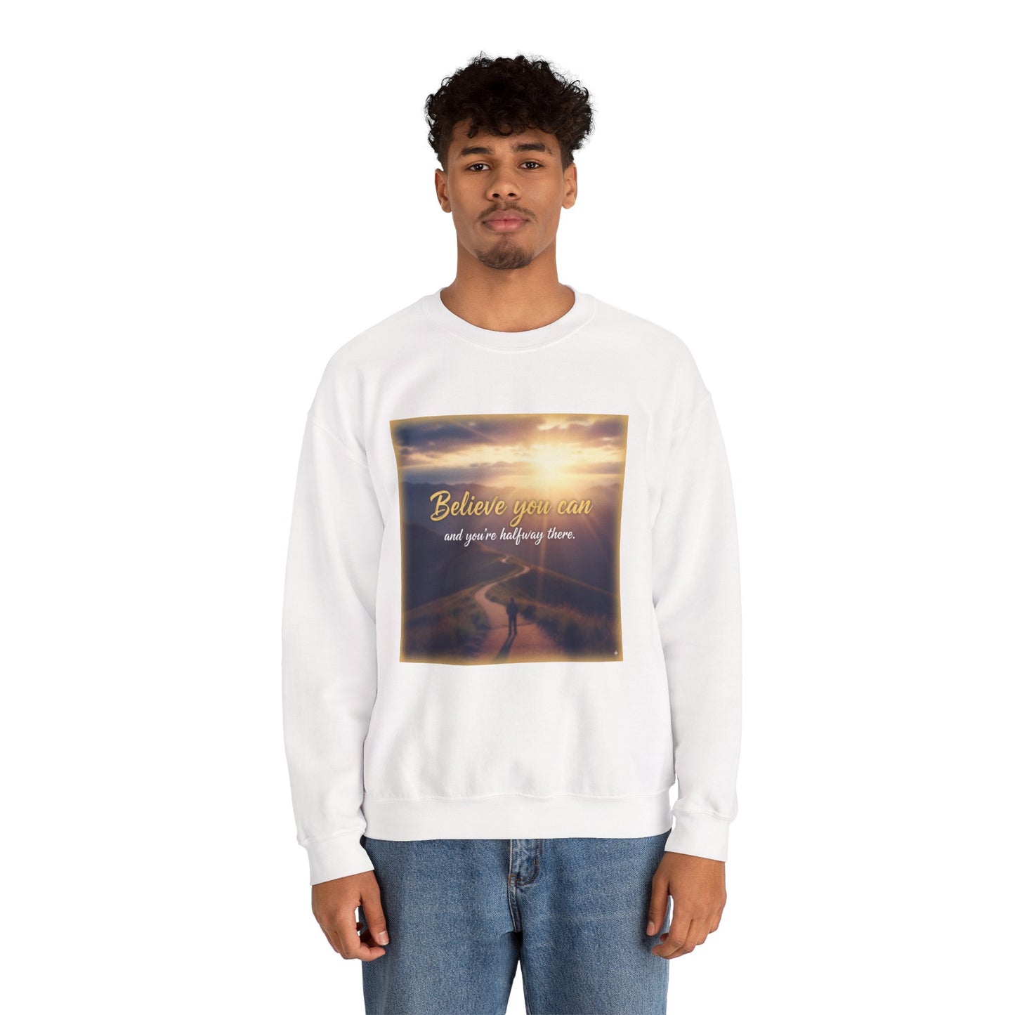 Inspiring Quote Crewneck Sweatshirt