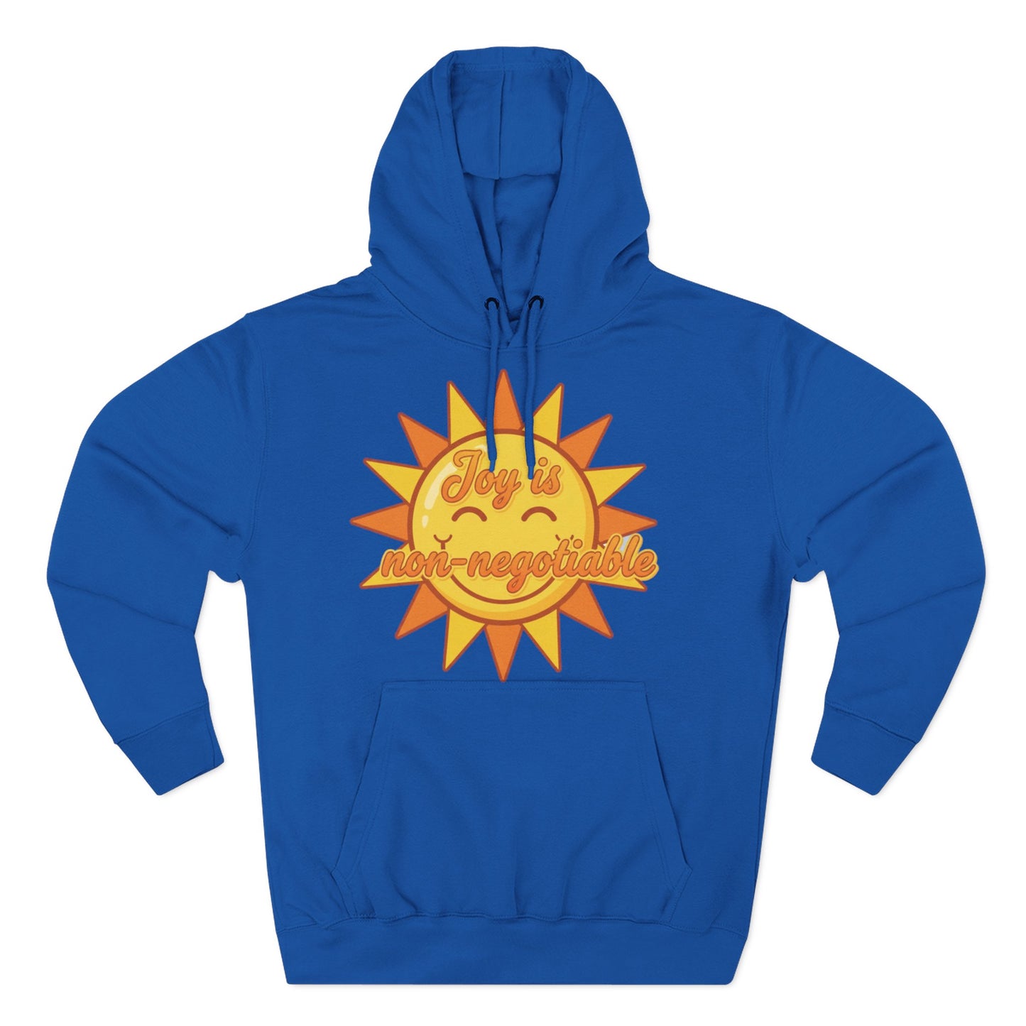 Joyful Fleece Hoodie - Sun Design, Casual Wear, Cozy Gift, Cheerful Apparel, Sunshine Hoodie