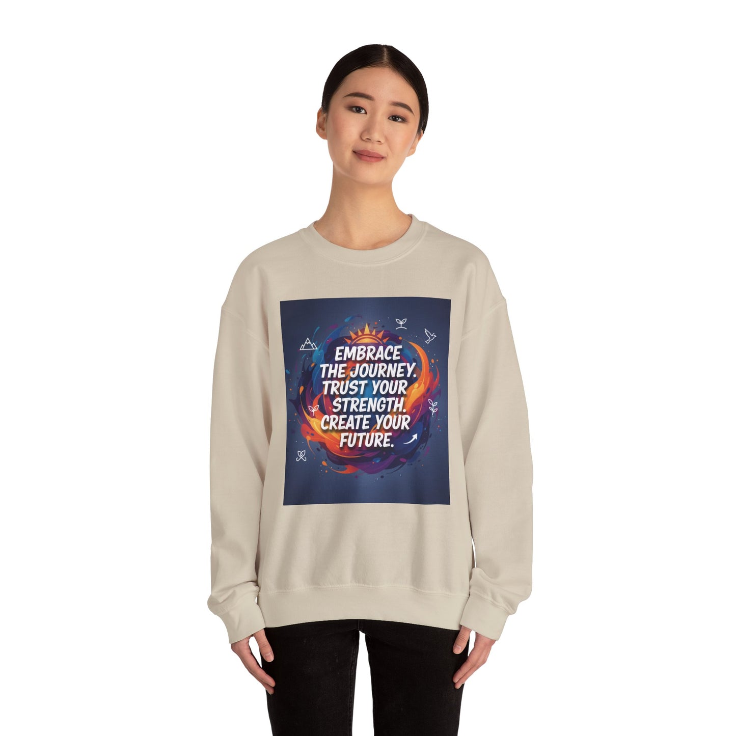 Inspirational Crewneck Sweatshirt - Embrace the Journey, Trust Your Strength, Cozy Gift for Motivation, Unisex Sweatshirt for [...]