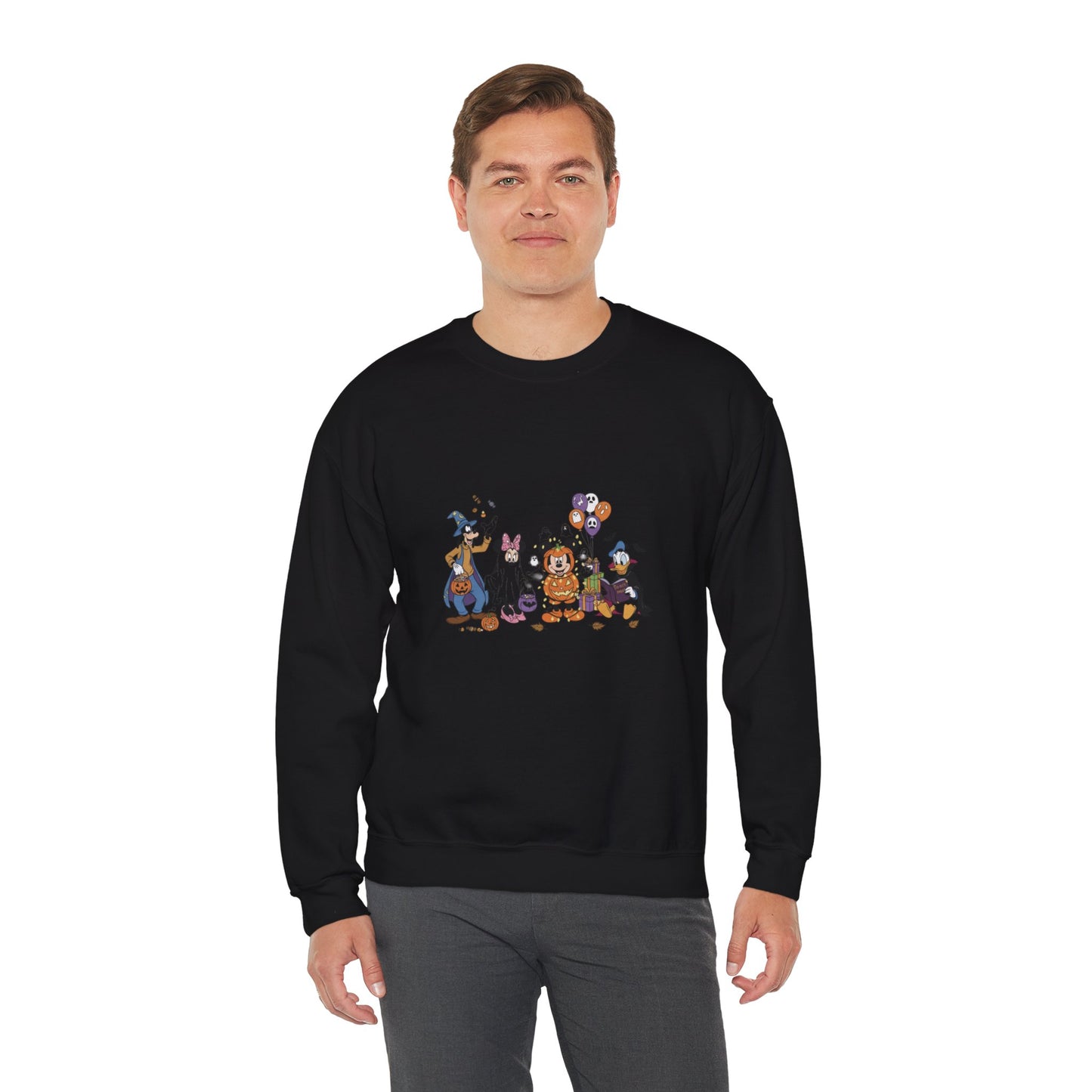Whimsical Character Sweatshirt, Unisex Crewneck, Cozy Gift, Disney-Inspired, Fun Apparel, Perfect for Birthdays