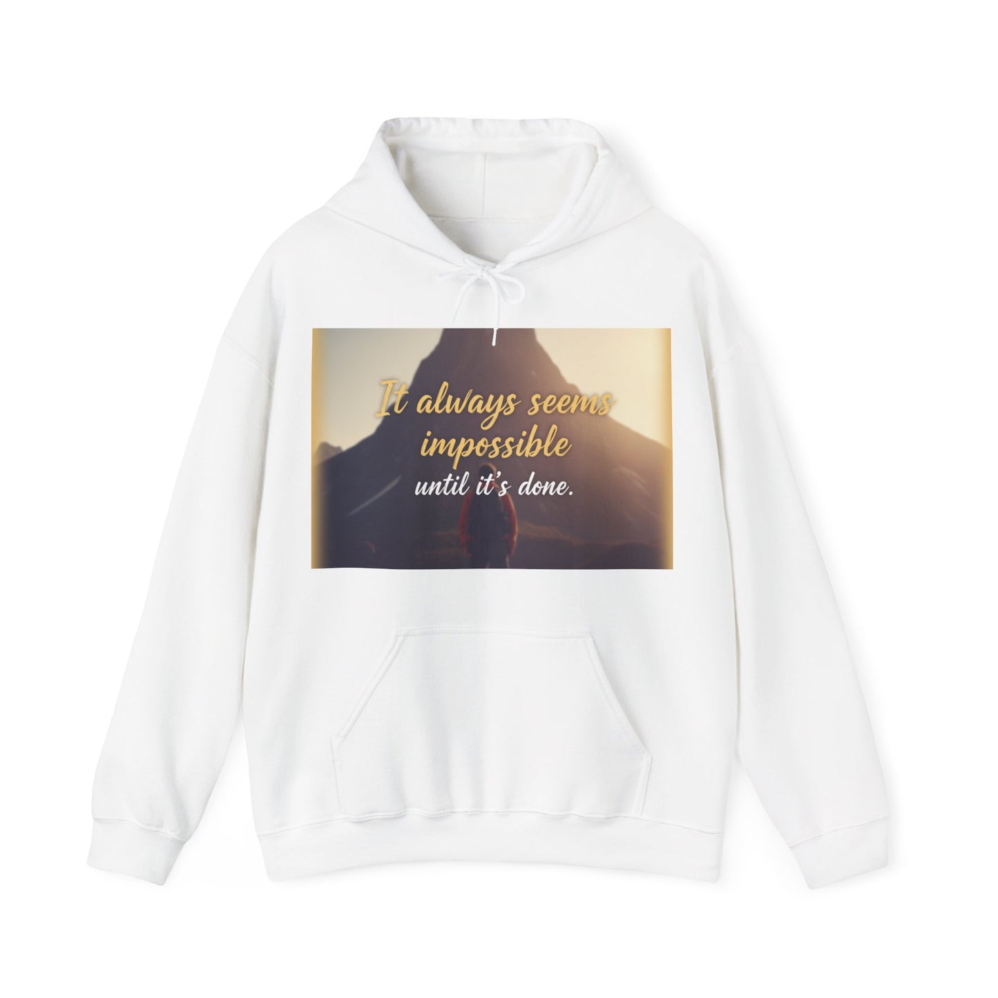 Inspirational Quote Hoodie - Motivational Unisex Sweatshirt for Cozy Inspiration, Gift for Friends, Casual Wear, Affirmations Sweatshirt