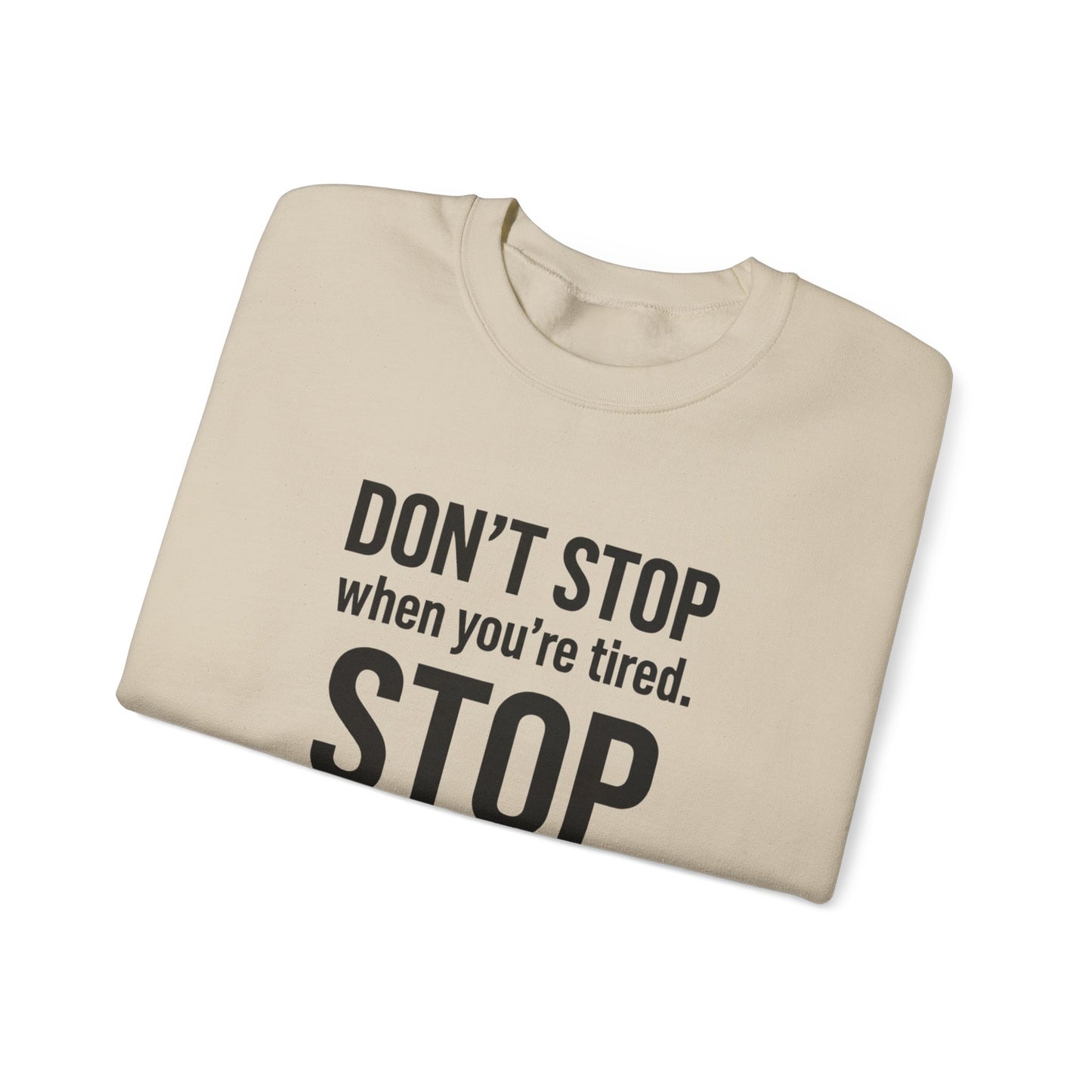 Unisex Heavy Blend Crewneck Sweatshirt, Unisex Pullover, No Excuses, Fitness Apparel, Gift for Gym Lovers