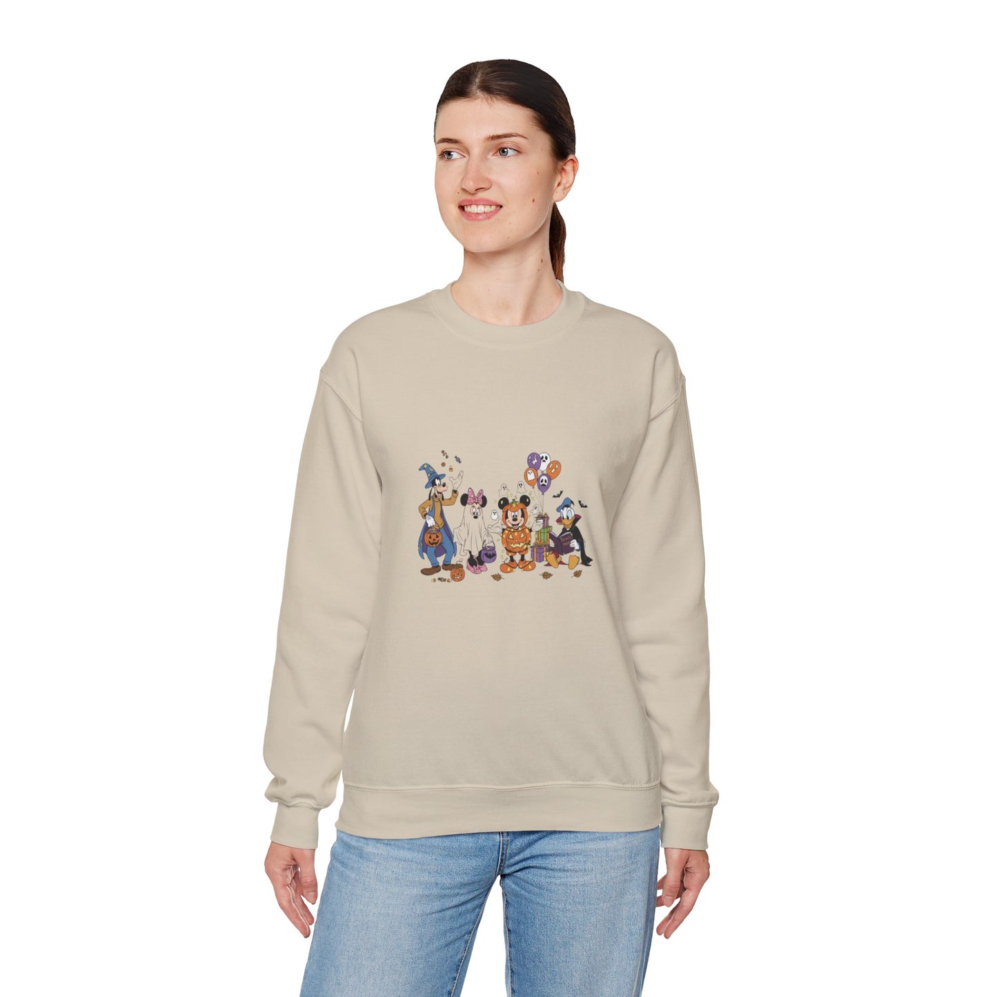 Whimsical Character Sweatshirt, Unisex Crewneck, Cozy Gift, Disney-Inspired, Fun Apparel, Perfect for Birthdays
