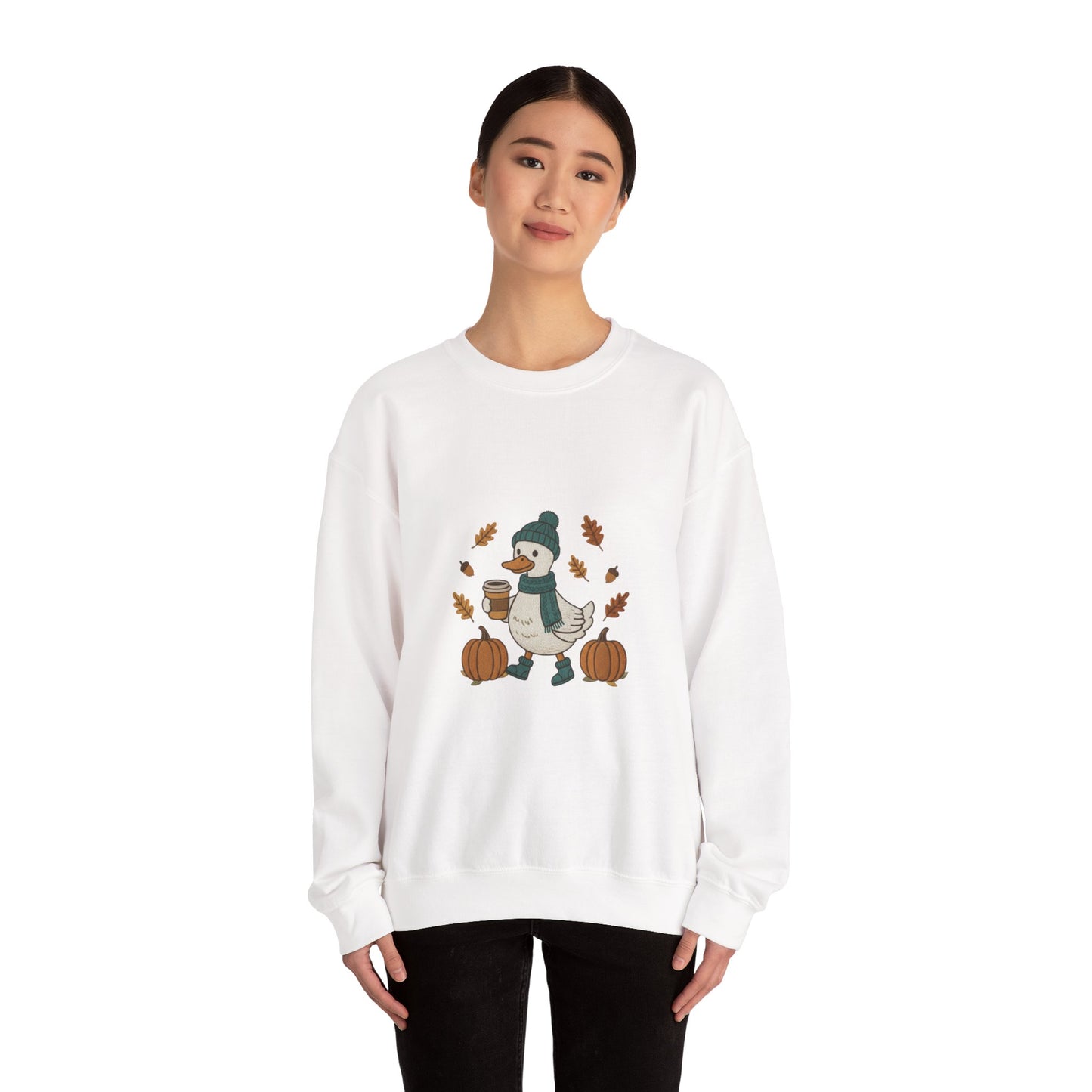 Cozy Fall Goose Sweatshirt,