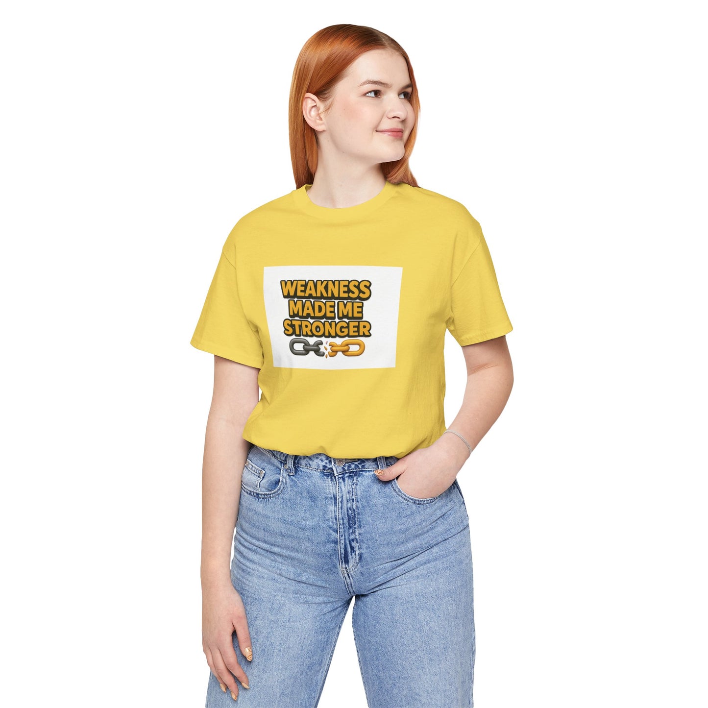 Empowering Strength Tee - Unisex Jersey Short Sleeve Tee, Motivational Shirt, Workout Apparel, Inspirational Gift, Casual Wear