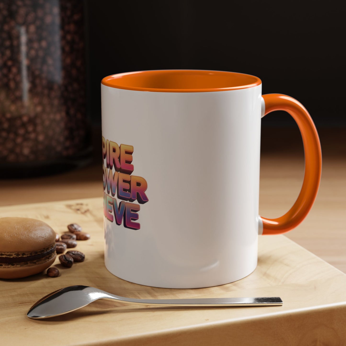 accented ceramic coffee mug