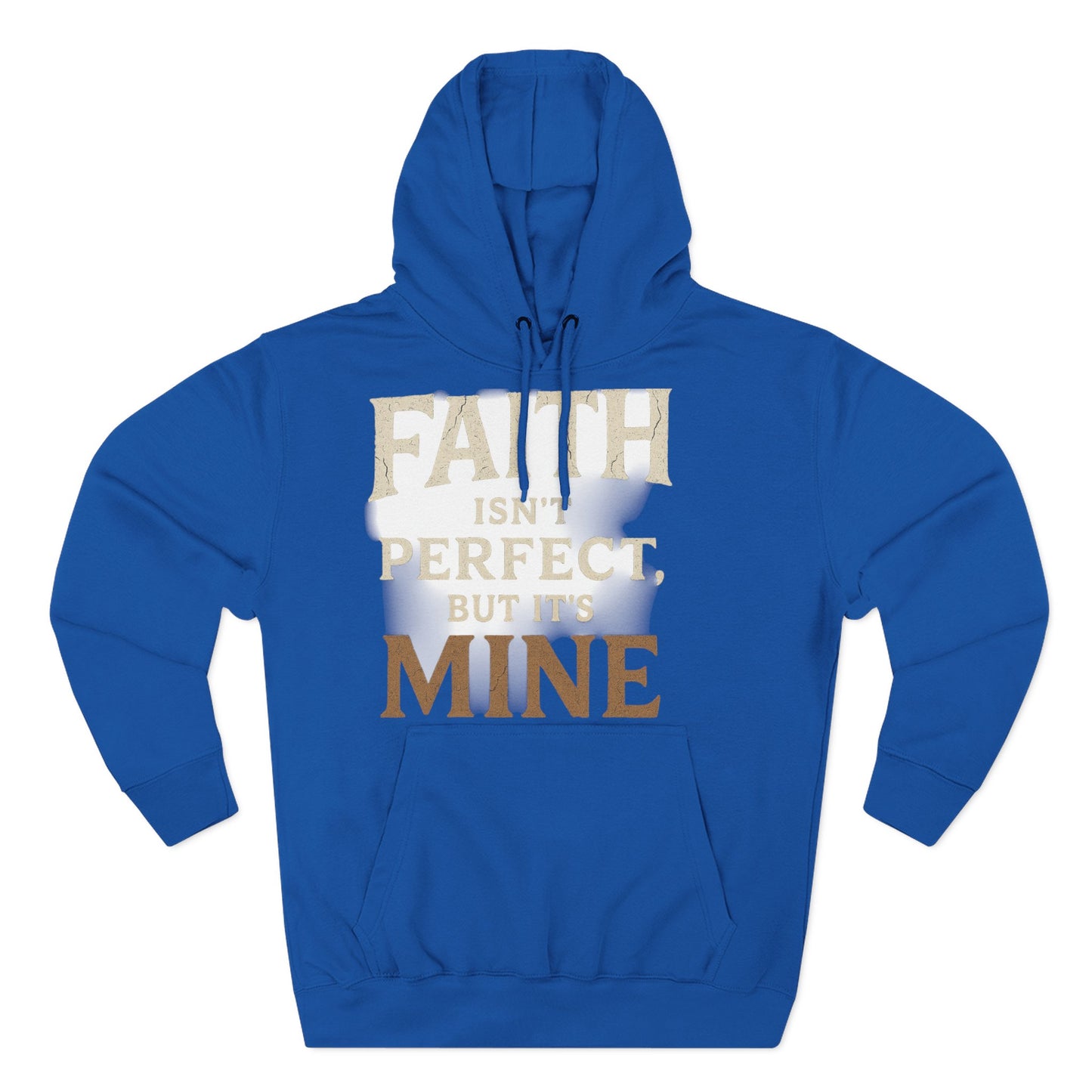 Faith-Themed Fleece Hoodie, Inspirational Sweatshirt, Cozy Faith Hoodie, Perfect for Gifts, Christian Apparel