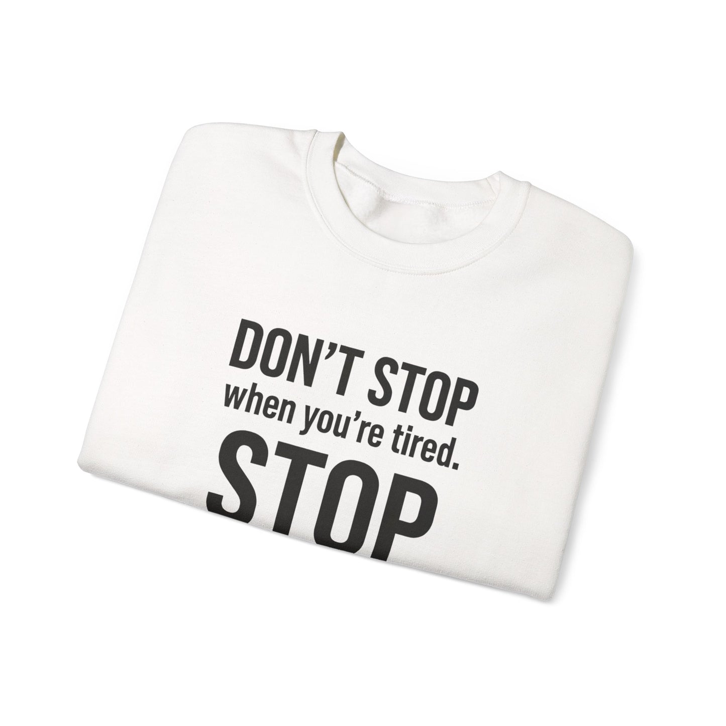 Unisex Heavy Blend Crewneck Sweatshirt, Unisex Pullover, No Excuses, Fitness Apparel, Gift for Gym Lovers