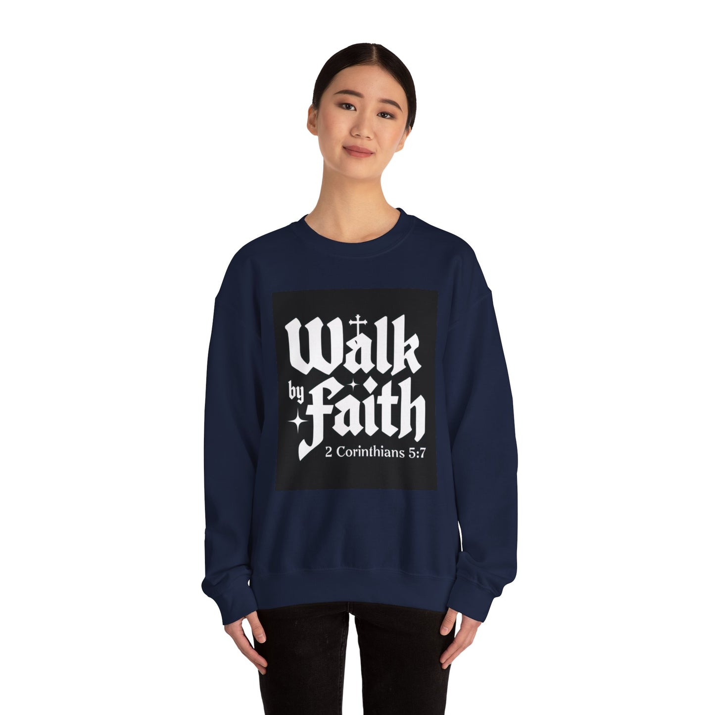 Unisex Heavy Blend Crewneck Sweatshirt - Cozy & Stylish, Perfect Gift for Christians, Bible Verse Apparel, Everyday Wear, Inspirational Fashion