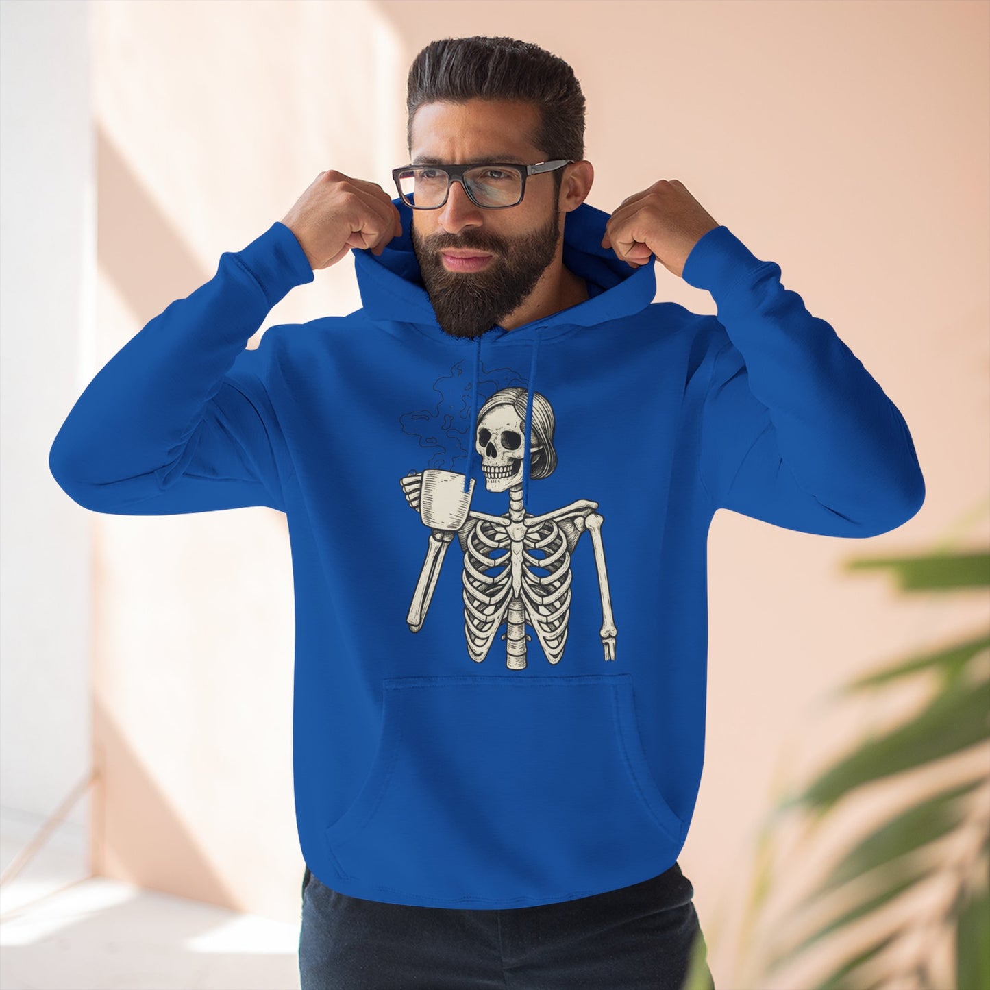 Spooky Skeleton Fleece Hoodie