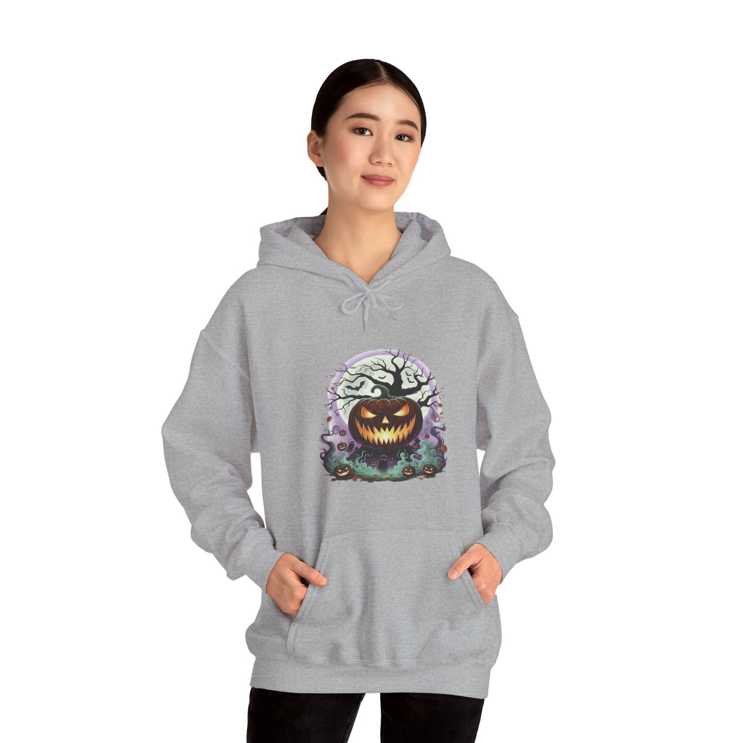Halloween Pumpkin Hoodie | Spooky Fall Apparel, Unisex Sweatshirt, Cozy Gift for Autumn, Halloween Costume, Trick or Treat
