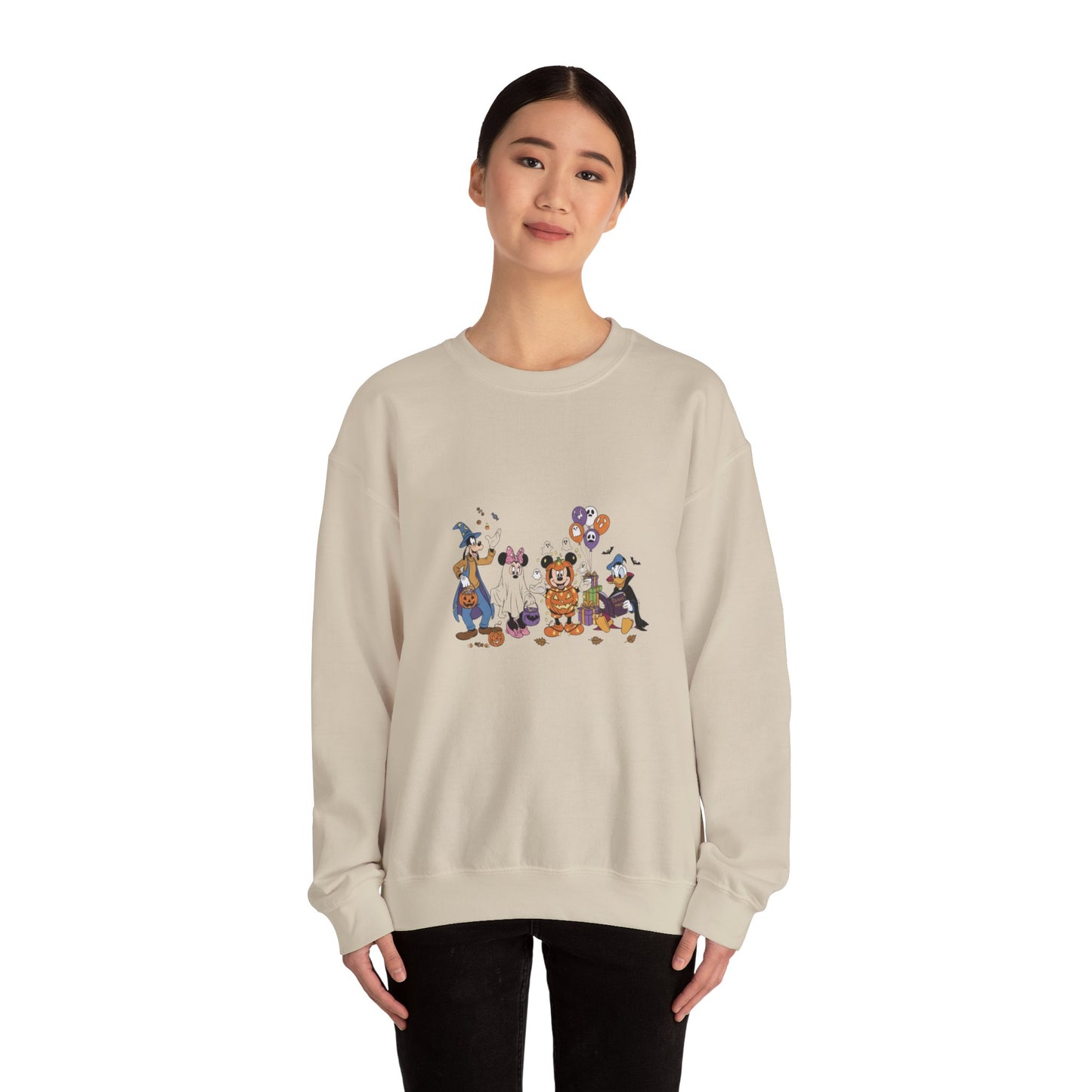 Whimsical Character Sweatshirt, Unisex Crewneck, Cozy Gift, Disney-Inspired, Fun Apparel, Perfect for Birthdays