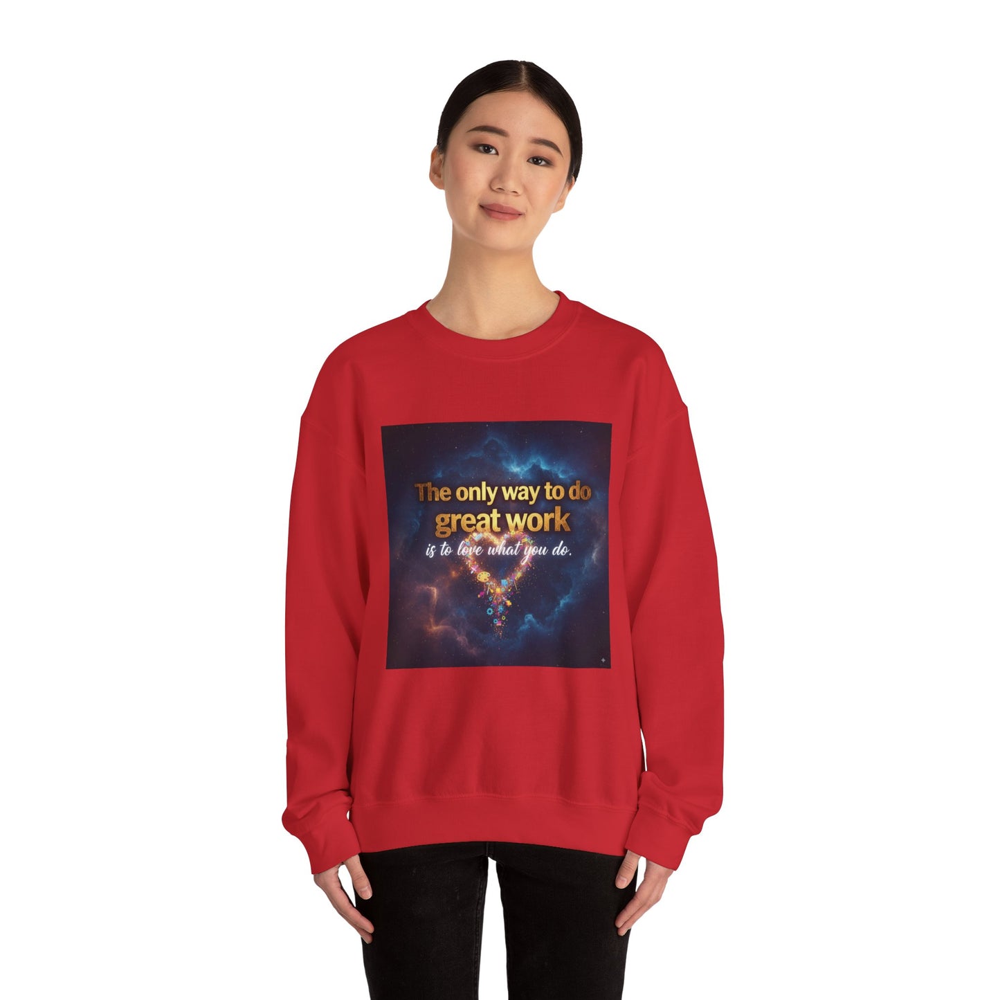 Inspirational Crewneck Sweatshirt, Motivational Gift, Cozy Unisex Pullover, Workwear, Everyday Comfort, Unique Quote Apparel