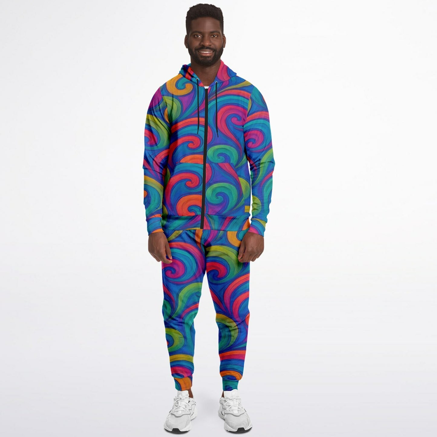 Fashion Ziphoodie & Jogger - AOP