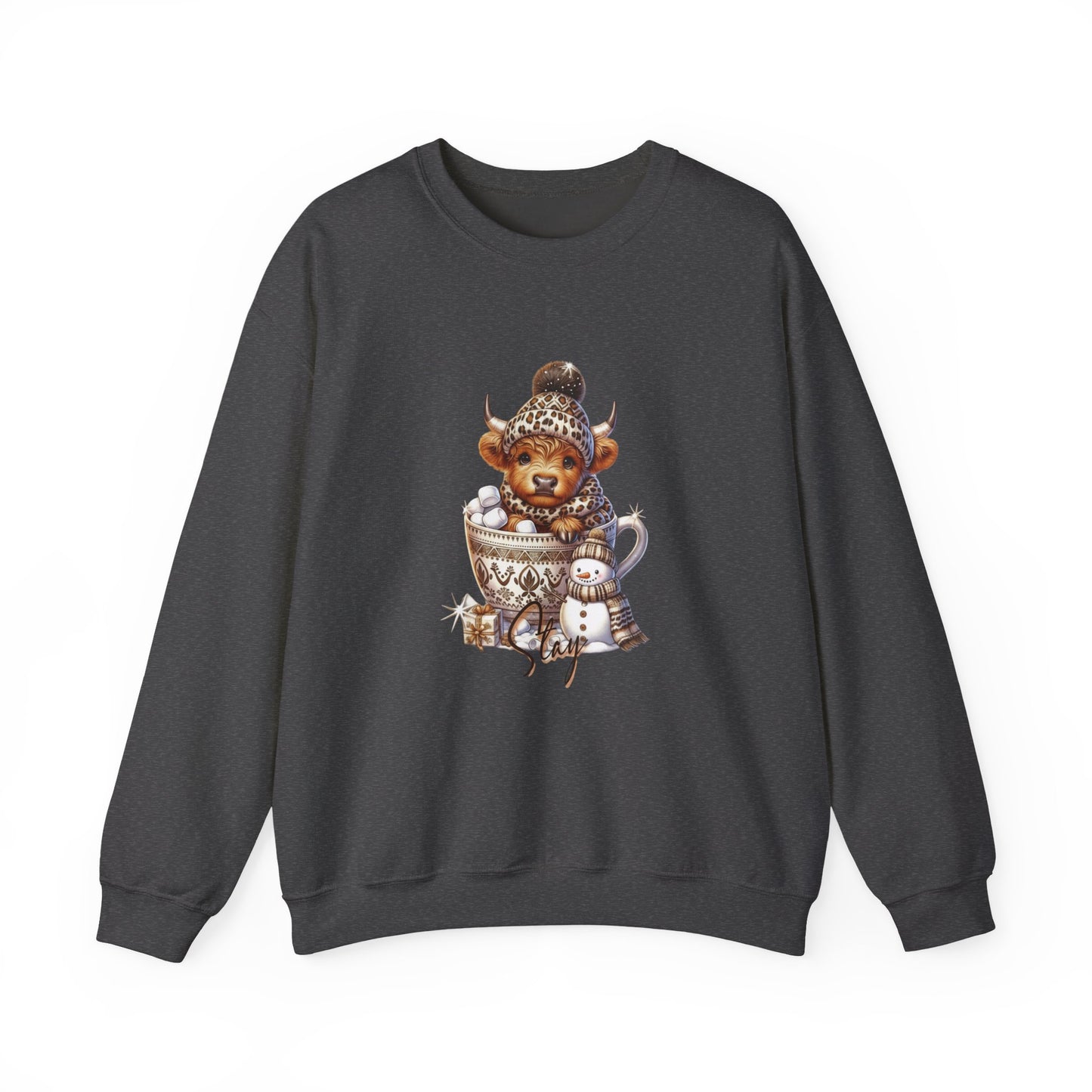 Cozy Animal Sweatshirt Featuring Cute Winter Design, Perfect Gift for Animal Lovers, Seasonal Fashion, Holiday Apparel, Comfortable Crewneck