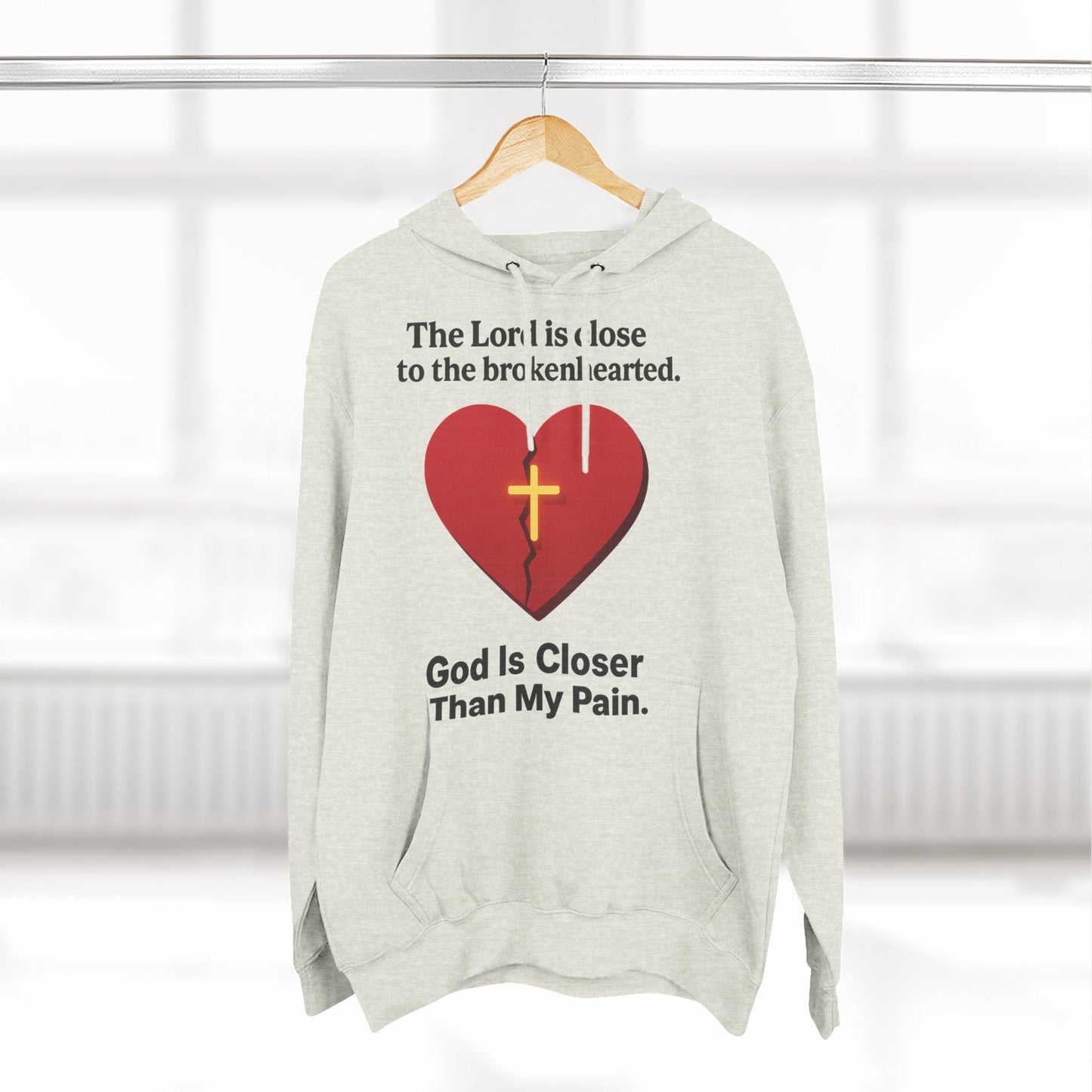 Faith-Inspired Three-Panel Fleece Hoodie, Inspirational Clothing, Religious Gift, Cozy Sweatshirt, Spiritual Apparel, Thoughtful Gift [...]