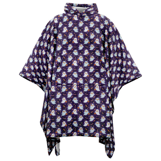 Flannel Blanket Poncho - AOP