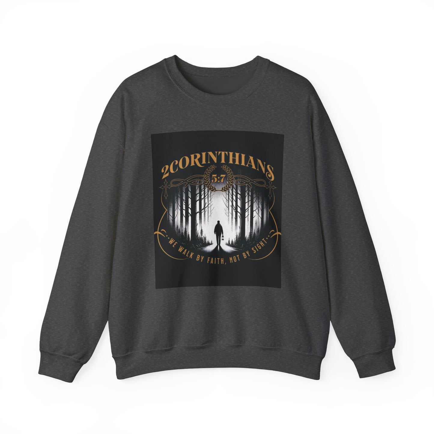 Faith-Inspired Crewneck Sweatshirt, Cozy Casual Wear,