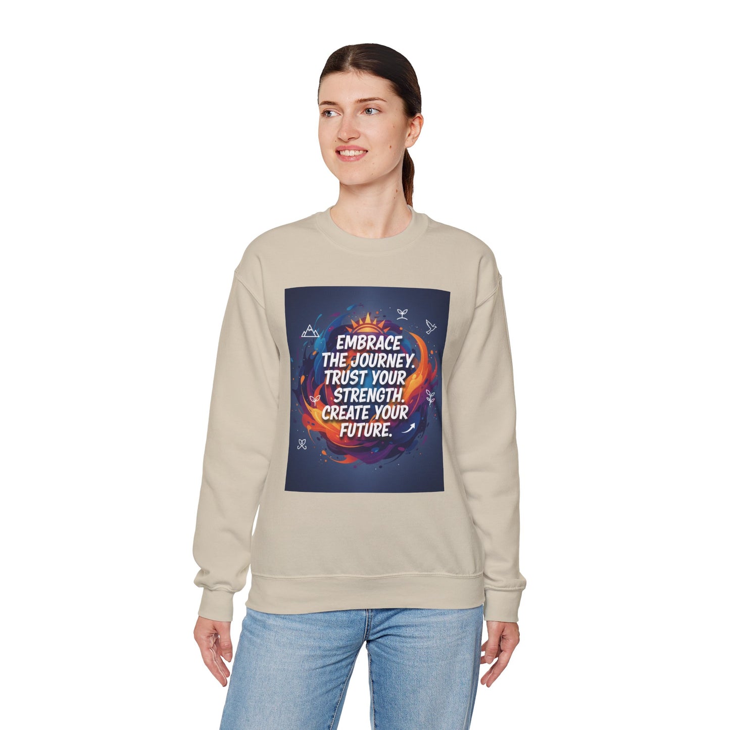 Inspirational Crewneck Sweatshirt - Embrace the Journey, Trust Your Strength, Cozy Gift for Motivation, Unisex Sweatshirt for [...]
