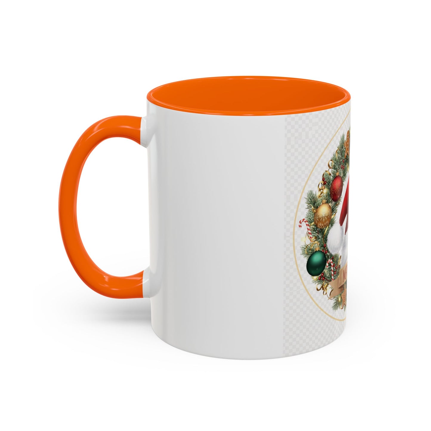 Christmas Accent Coffee Mug - Merry Xmas, Holiday Gift, Festive Decor, Seasonal Beverage, Cute Mug, Christmas Morning Drinkware