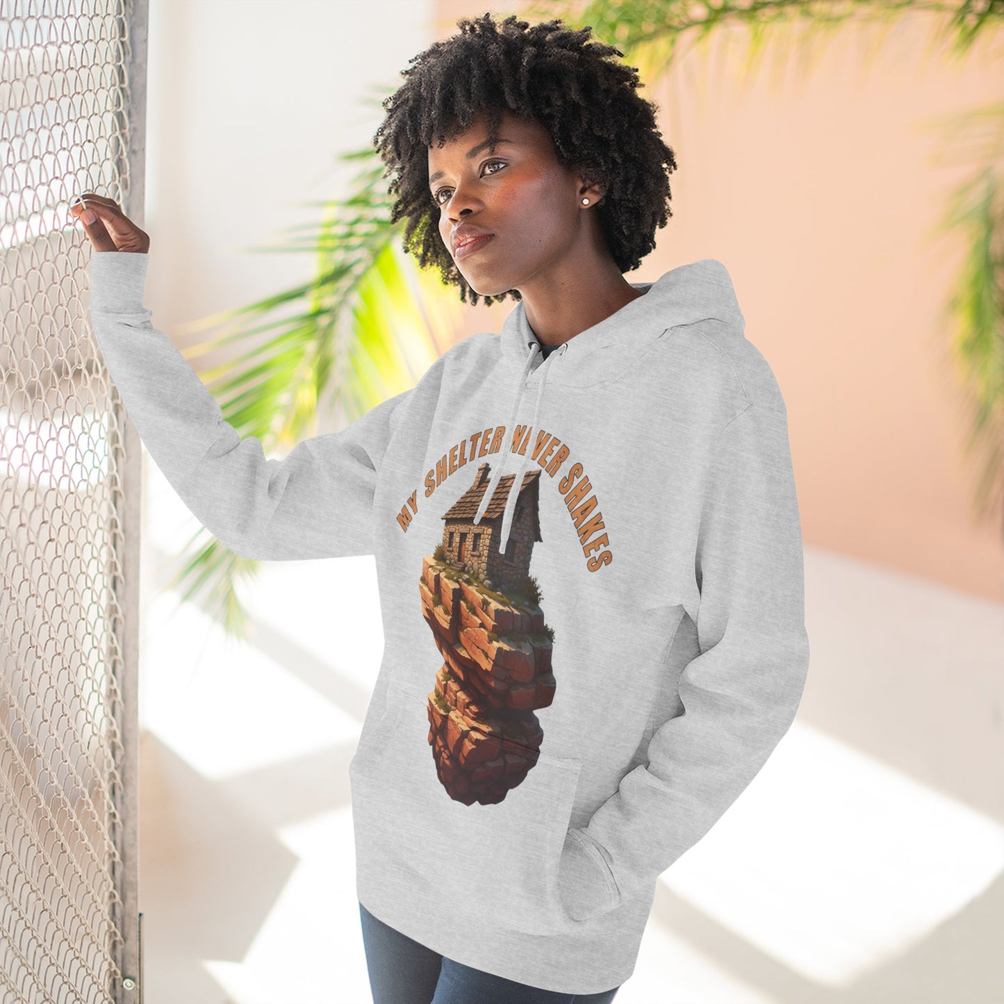 Cozy Three-Panel Fleece Hoodie, Relaxed Fit Pullover, Casual Layer, Outdoor Adventure Wear, Perfect Gift for Nature Lovers, Cozy Fall [...]