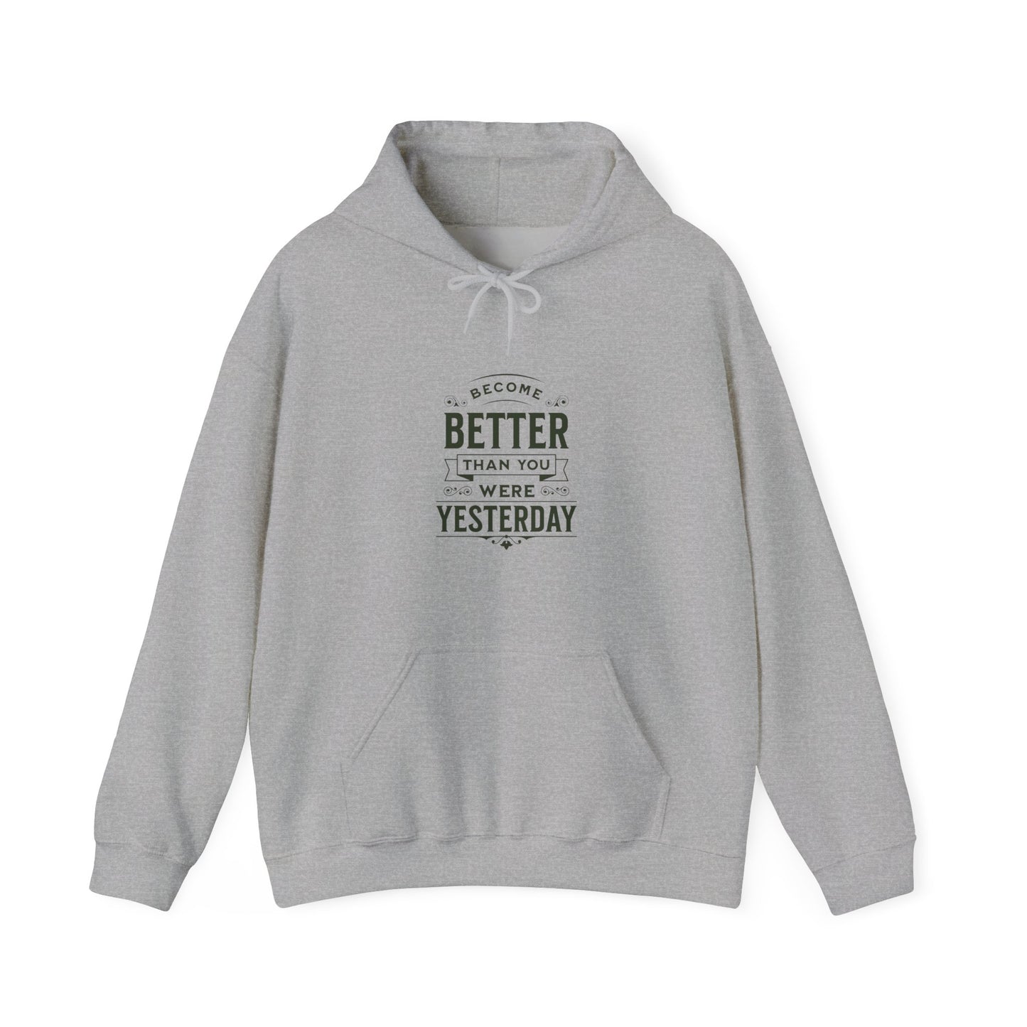 Unisex Heavy Blend™ Hooded Sweatshirt, Unisex Sweatshirt, Motivational Gift, Cozy Casual Wear, Self-Improvement Style