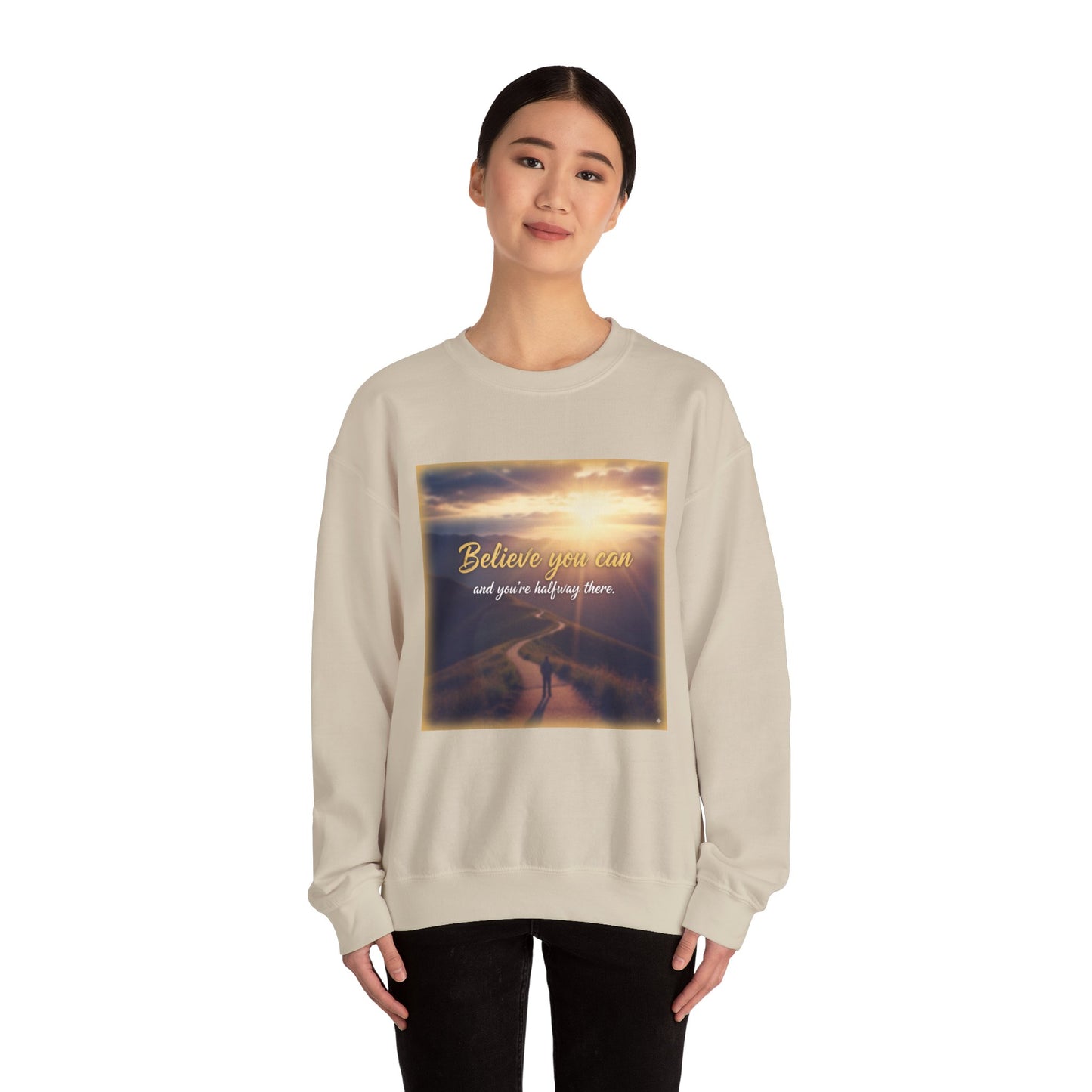 Inspiring Quote Crewneck Sweatshirt