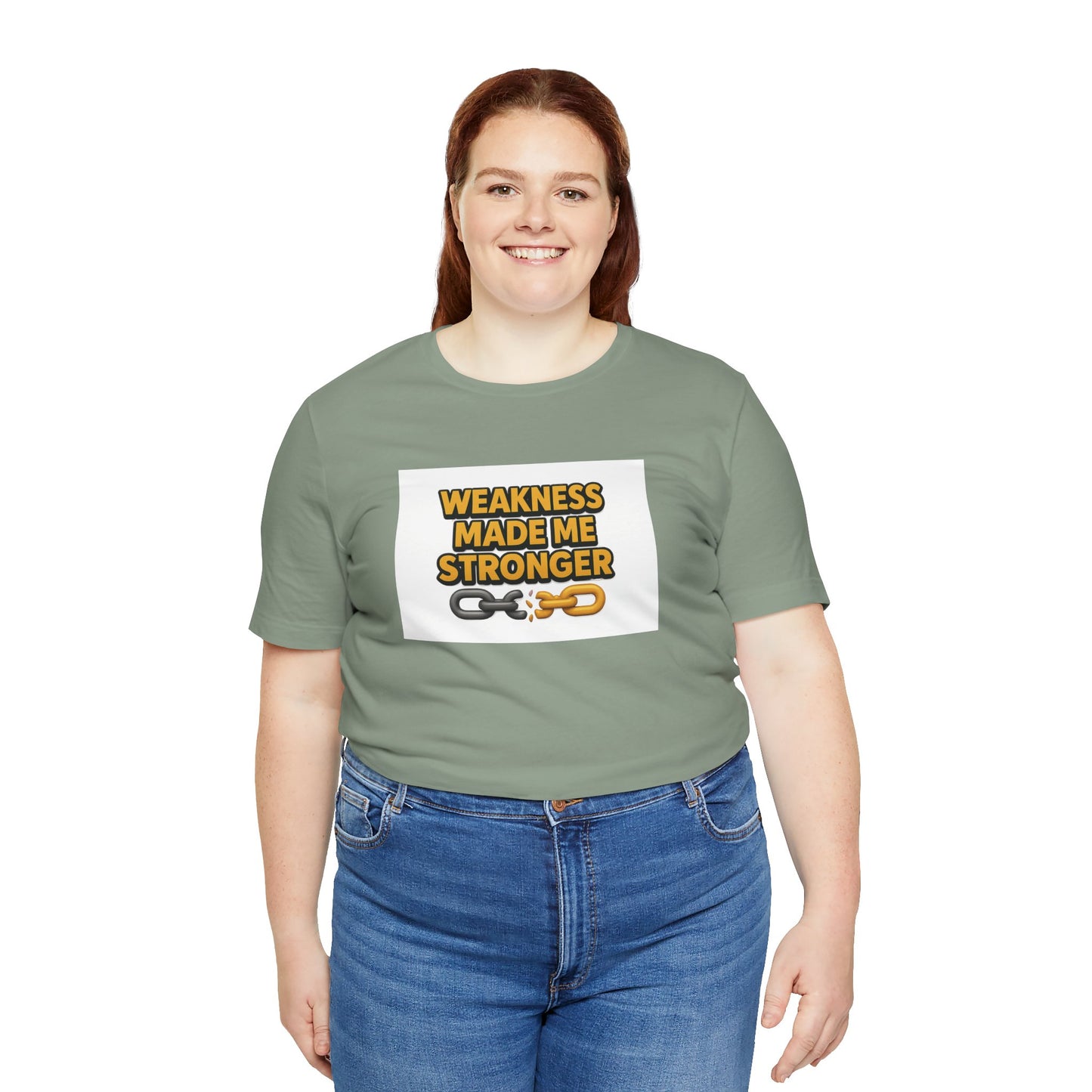 Empowering Strength Tee - Unisex Jersey Short Sleeve Tee, Motivational Shirt, Workout Apparel, Inspirational Gift, Casual Wear