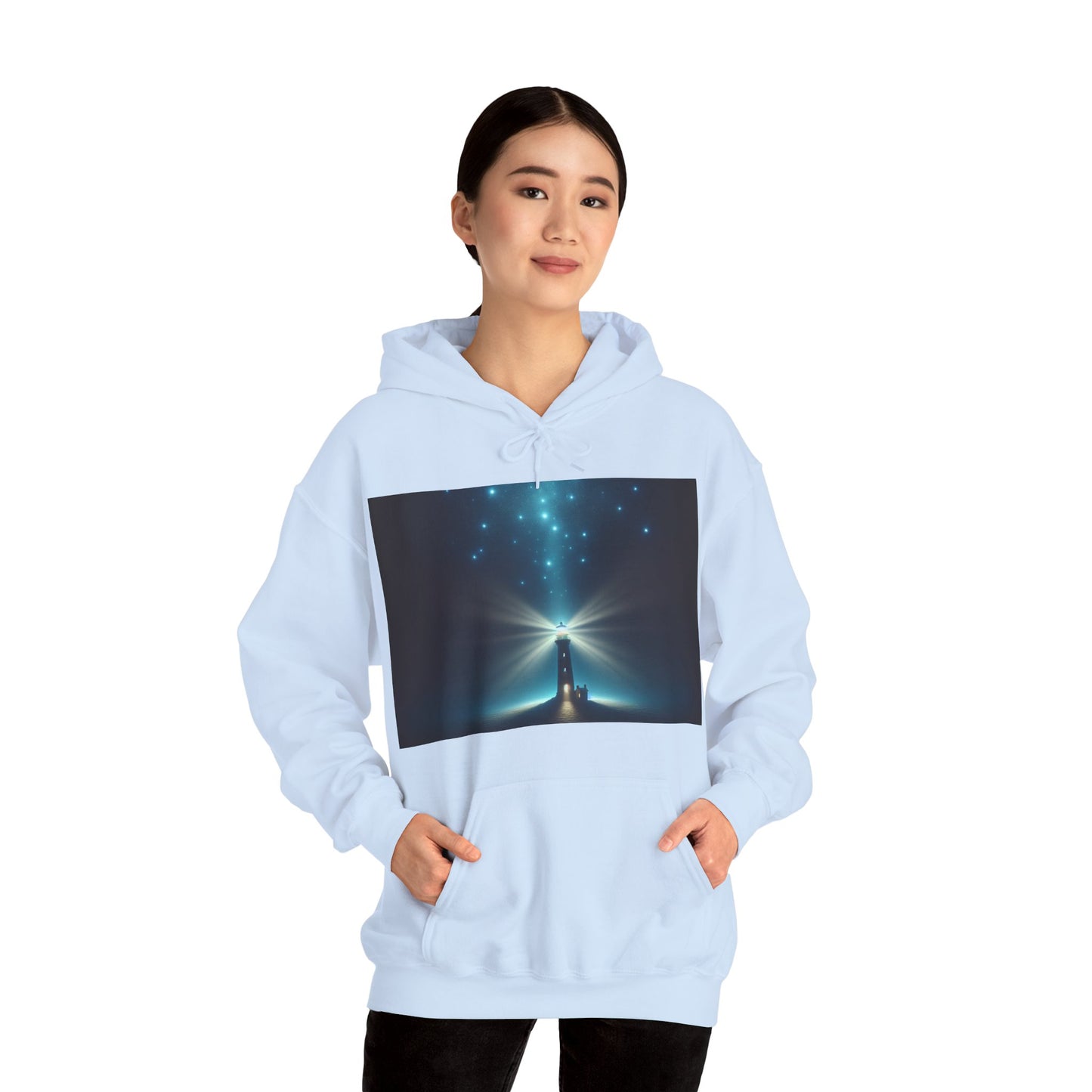 Unisex Garment Sweatshirt, Galaxy Print Hoodie, Stylish Hooded Sweatshirt, Gift for Space Lovers, Perfect for Cozy Evenings
