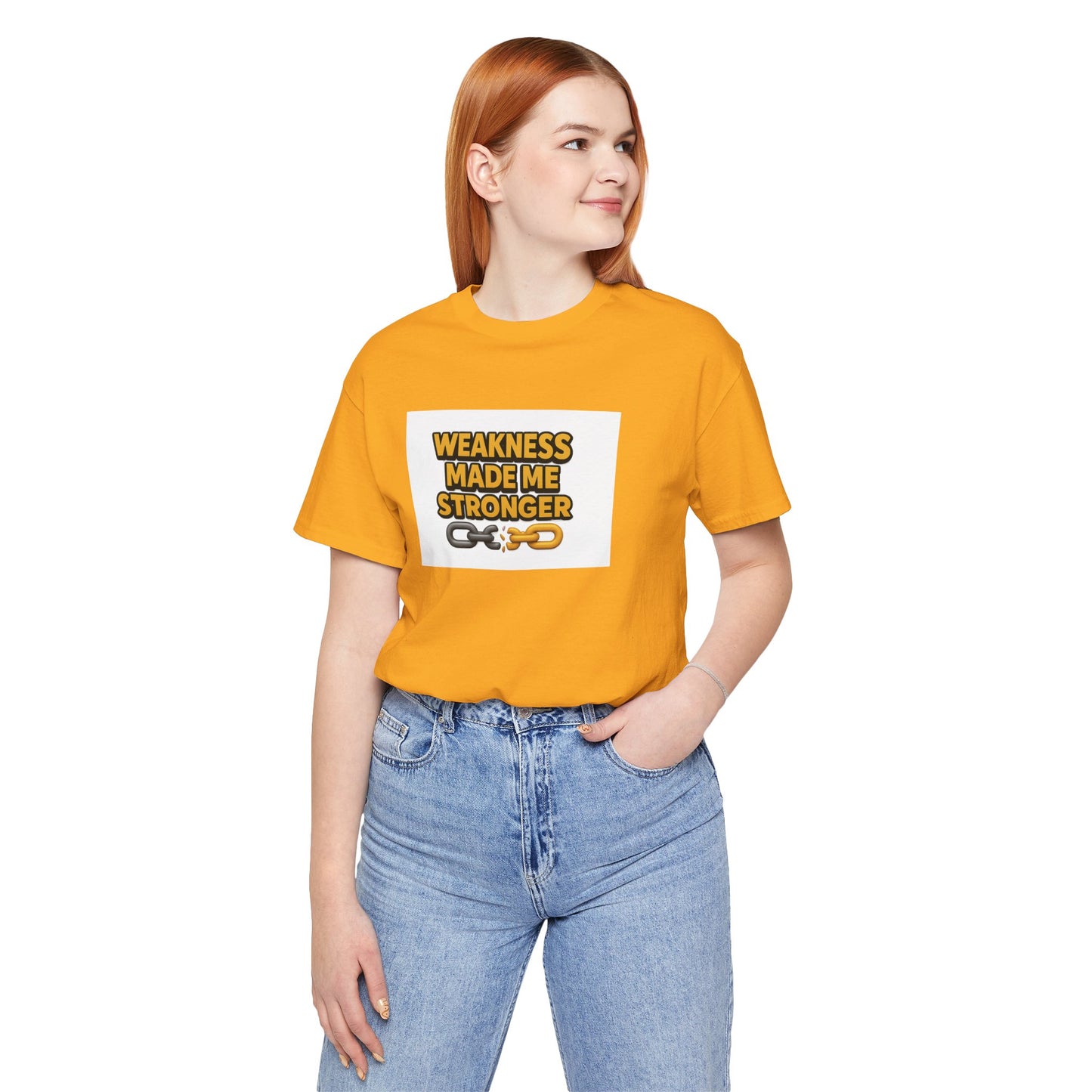 Empowering Strength Tee - Unisex Jersey Short Sleeve Tee, Motivational Shirt, Workout Apparel, Inspirational Gift, Casual Wear