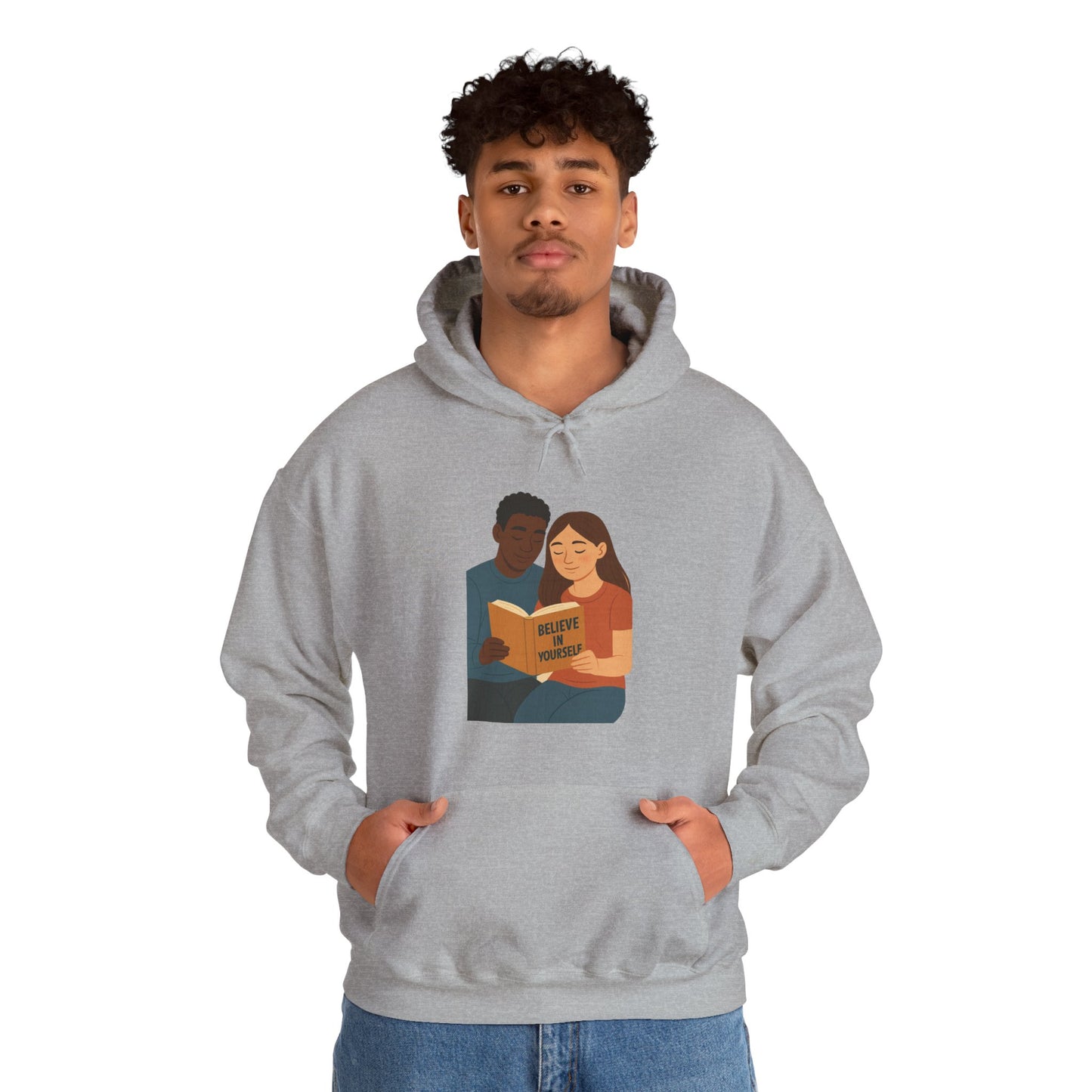 Unisex Heavy Blend Hooded Sweatshirt, Cozy Gift for Book Lovers
