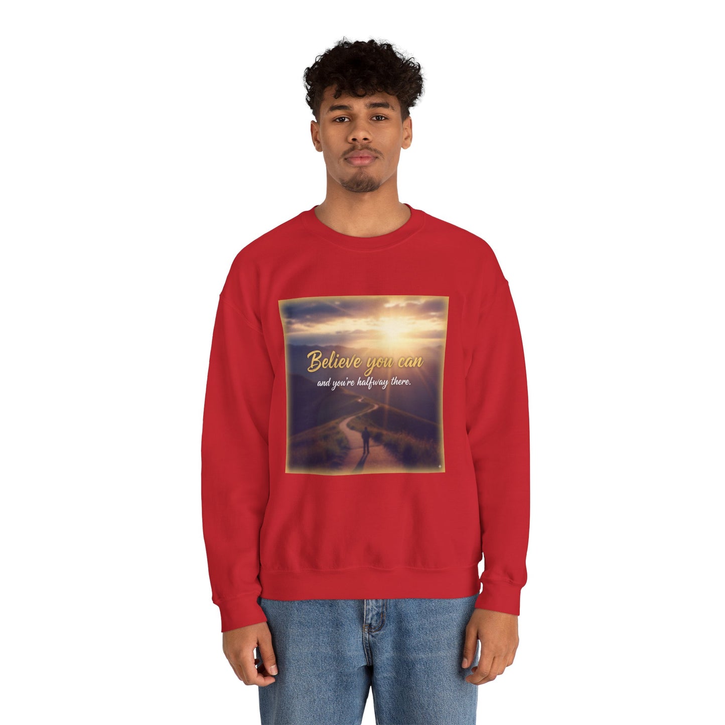 Inspiring Quote Crewneck Sweatshirt