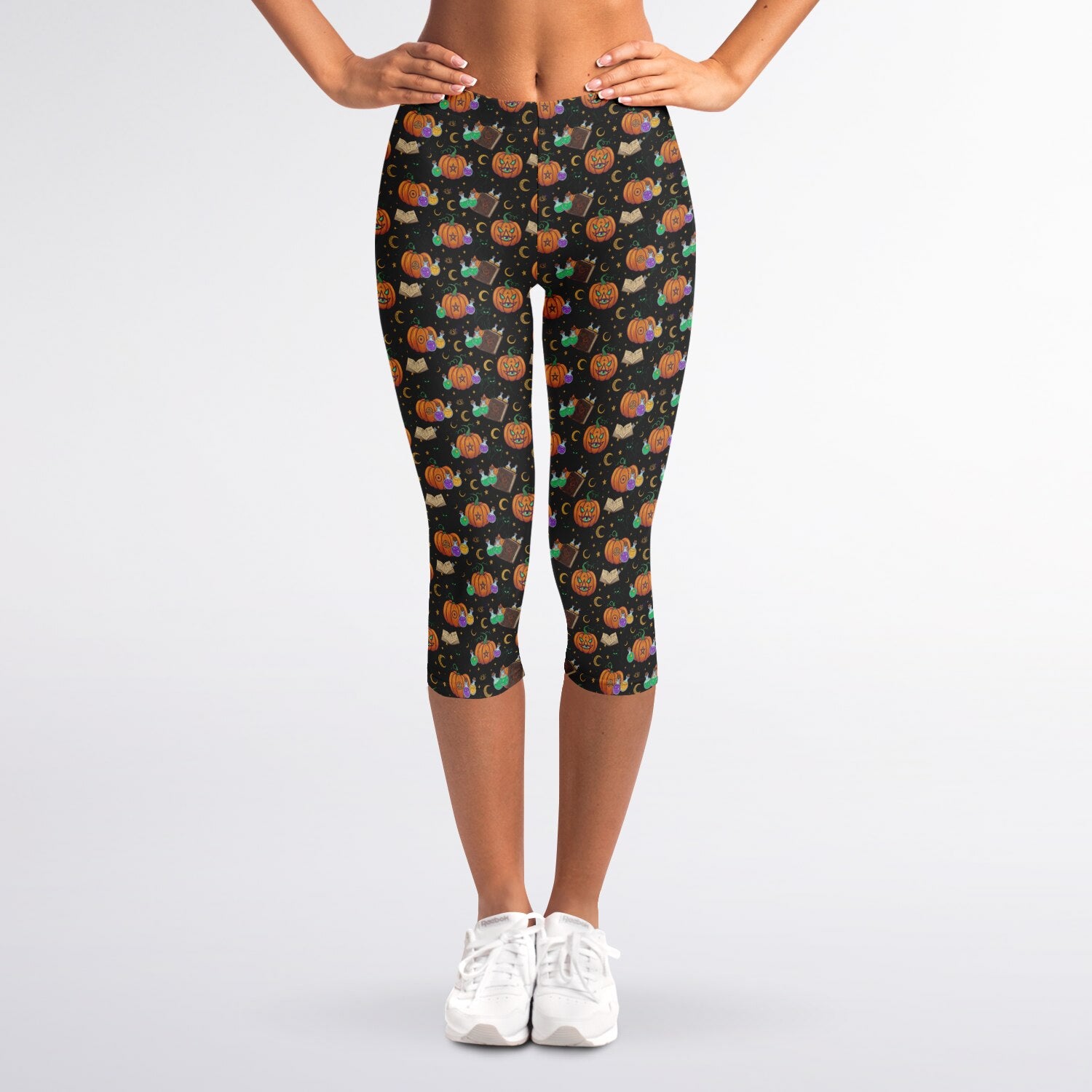 Capri leggings with AOP
