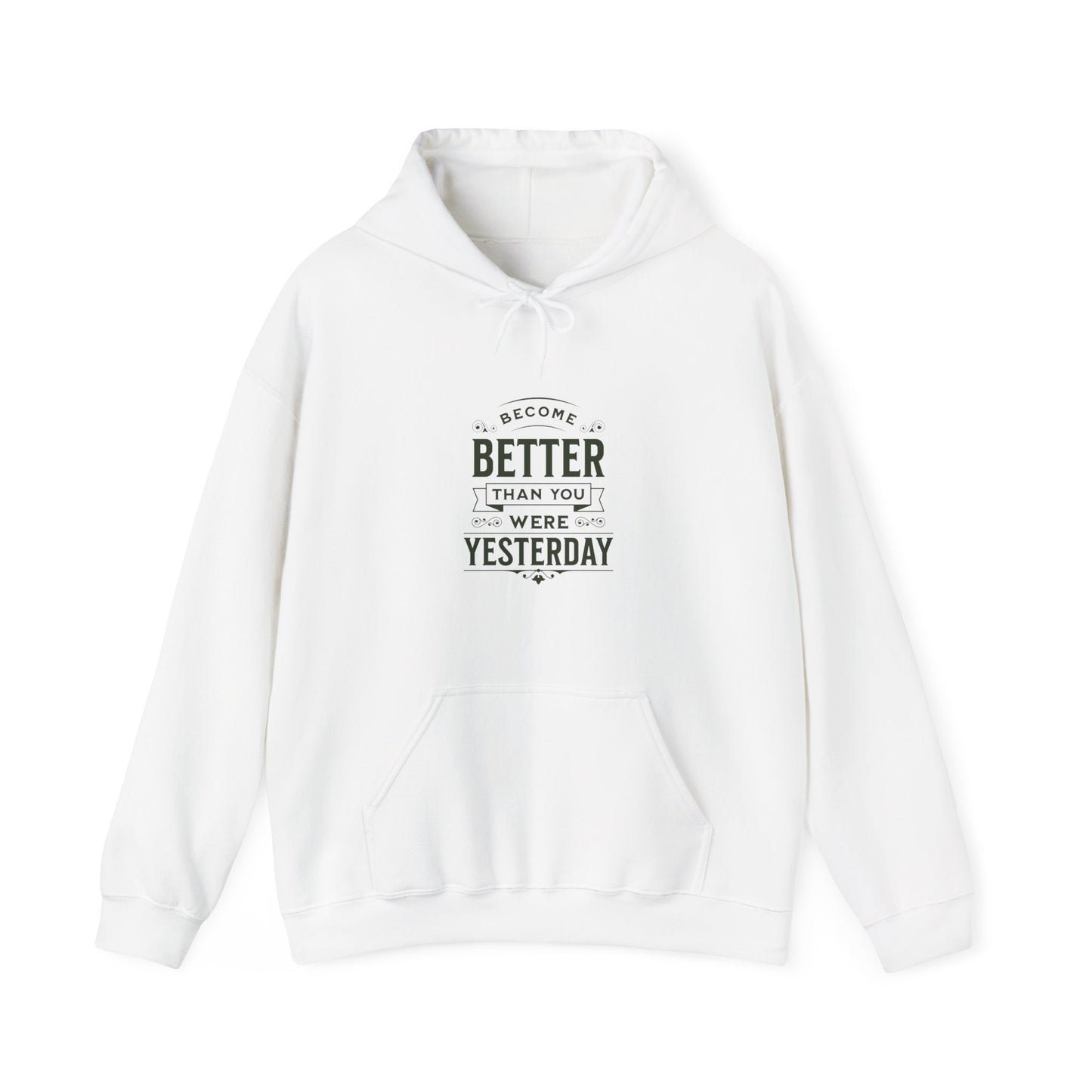 Unisex Heavy Blend™ Hooded Sweatshirt, Unisex Sweatshirt, Motivational Gift, Cozy Casual Wear, Self-Improvement Style