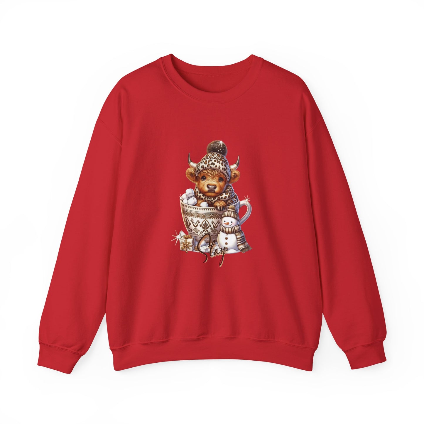 Cozy Animal Sweatshirt Featuring Cute Winter Design, Perfect Gift for Animal Lovers, Seasonal Fashion, Holiday Apparel, Comfortable Crewneck