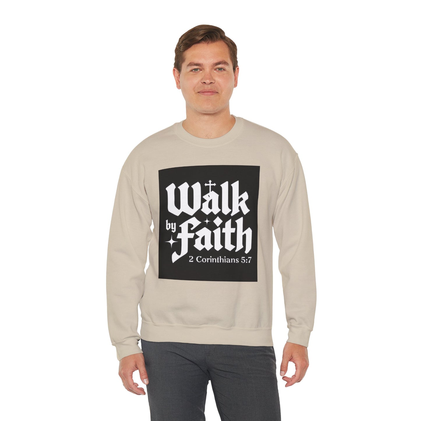 Unisex Heavy Blend Crewneck Sweatshirt - Cozy & Stylish, Perfect Gift for Christians, Bible Verse Apparel, Everyday Wear, Inspirational Fashion