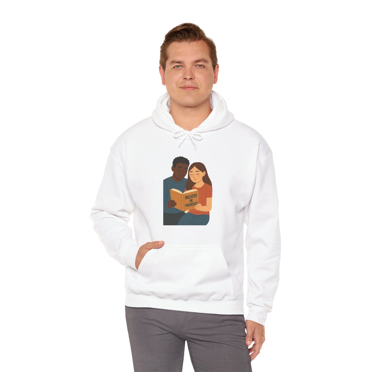 Unisex Heavy Blend Hooded Sweatshirt, Cozy Gift for Book Lovers