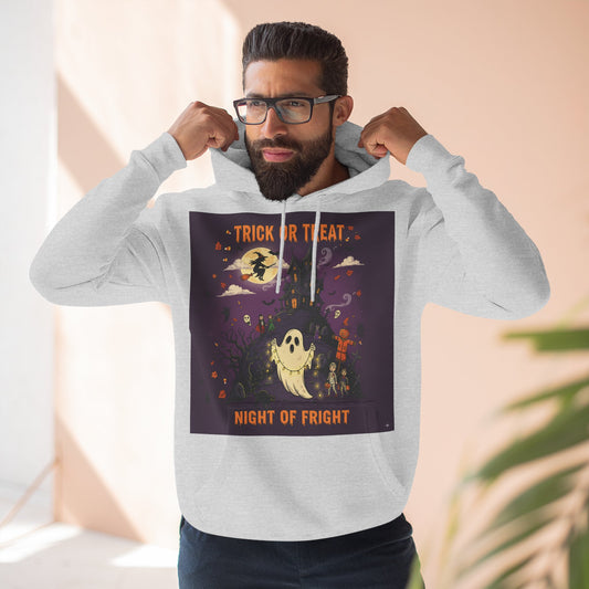 Three-Panel Fleece Hoodie