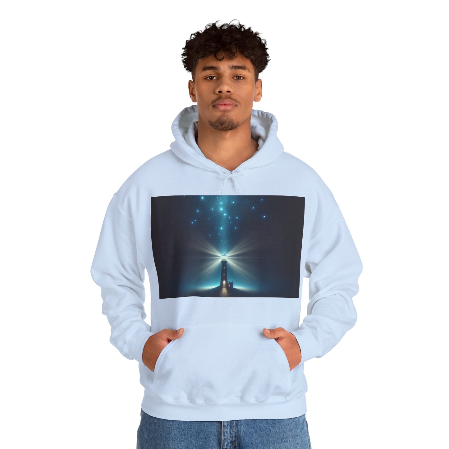 Unisex Garment Sweatshirt, Galaxy Print Hoodie, Stylish Hooded Sweatshirt, Gift for Space Lovers, Perfect for Cozy Evenings