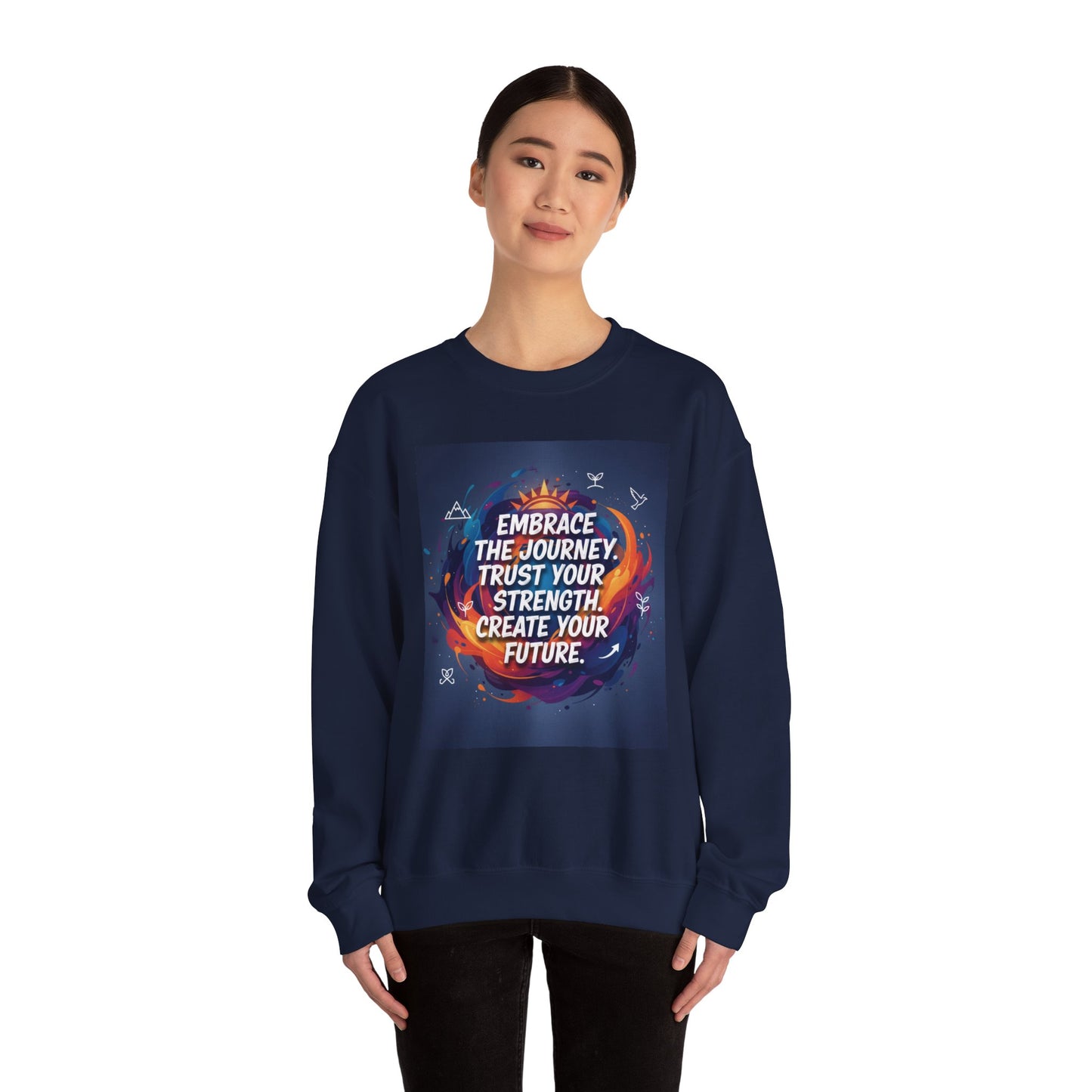 Inspirational Crewneck Sweatshirt - Embrace the Journey, Trust Your Strength, Cozy Gift for Motivation, Unisex Sweatshirt for [...]