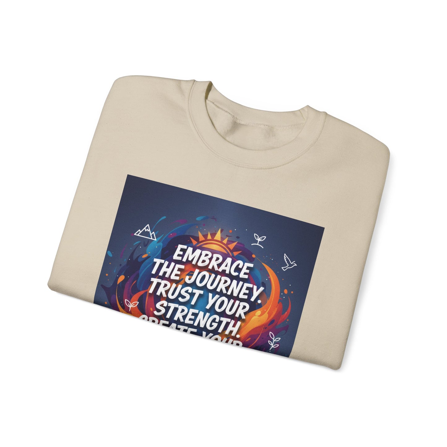 Inspirational Crewneck Sweatshirt - Embrace the Journey, Trust Your Strength, Cozy Gift for Motivation, Unisex Sweatshirt for [...]